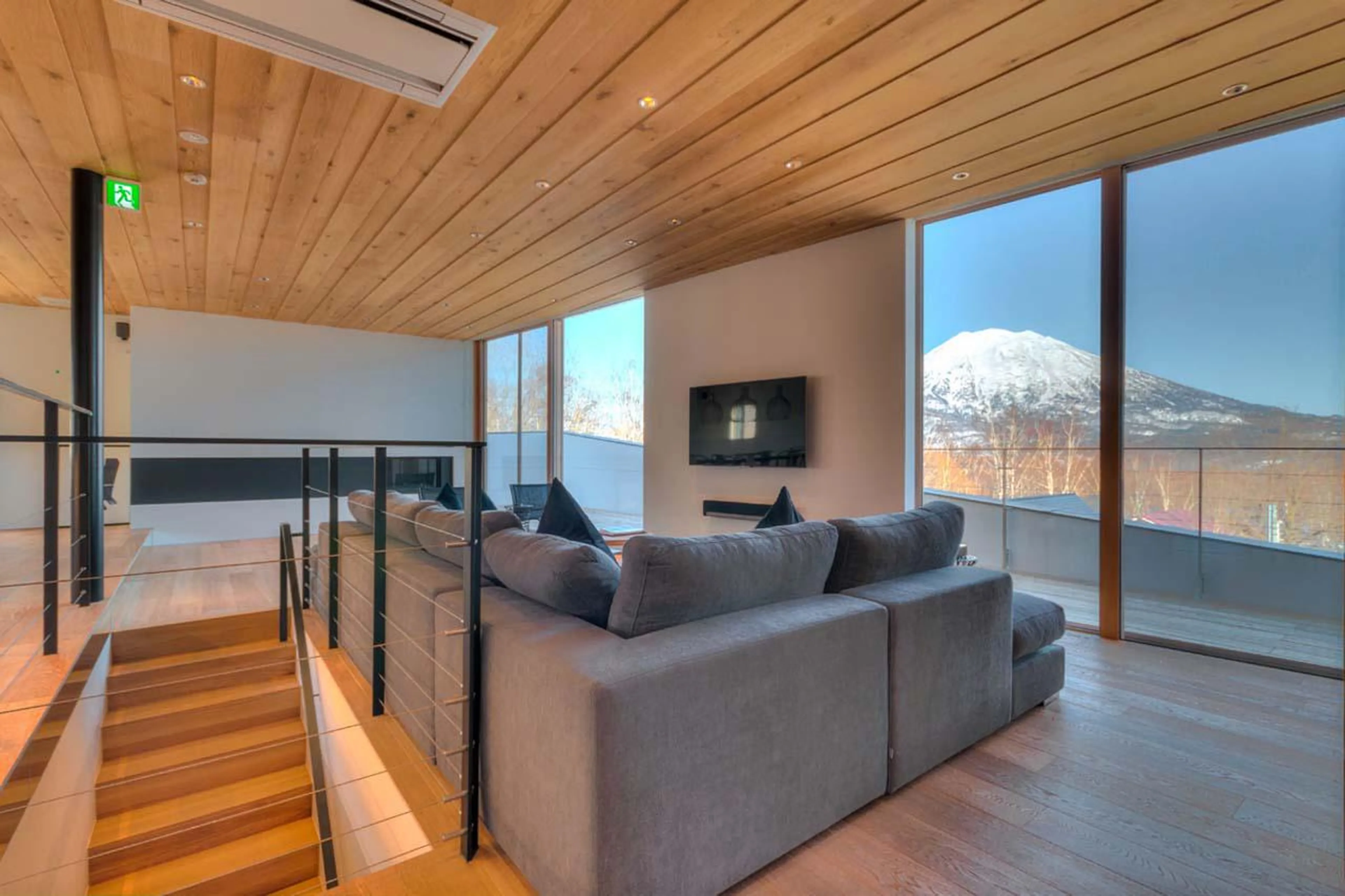 Open-plan living space at Silver Dream in Niseko