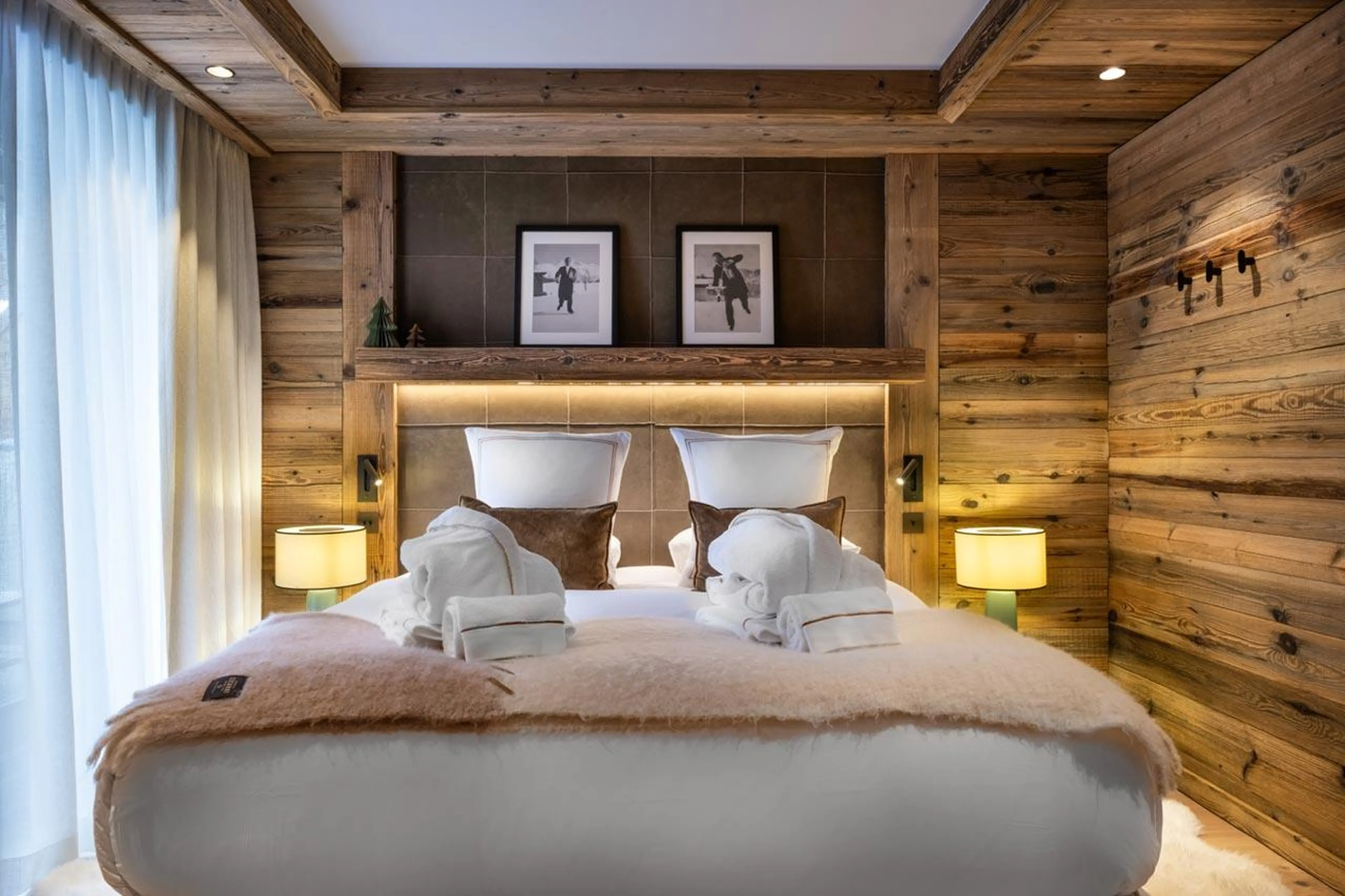 Bedroom one at Silverstone Altitude 7 in Val d'Isere