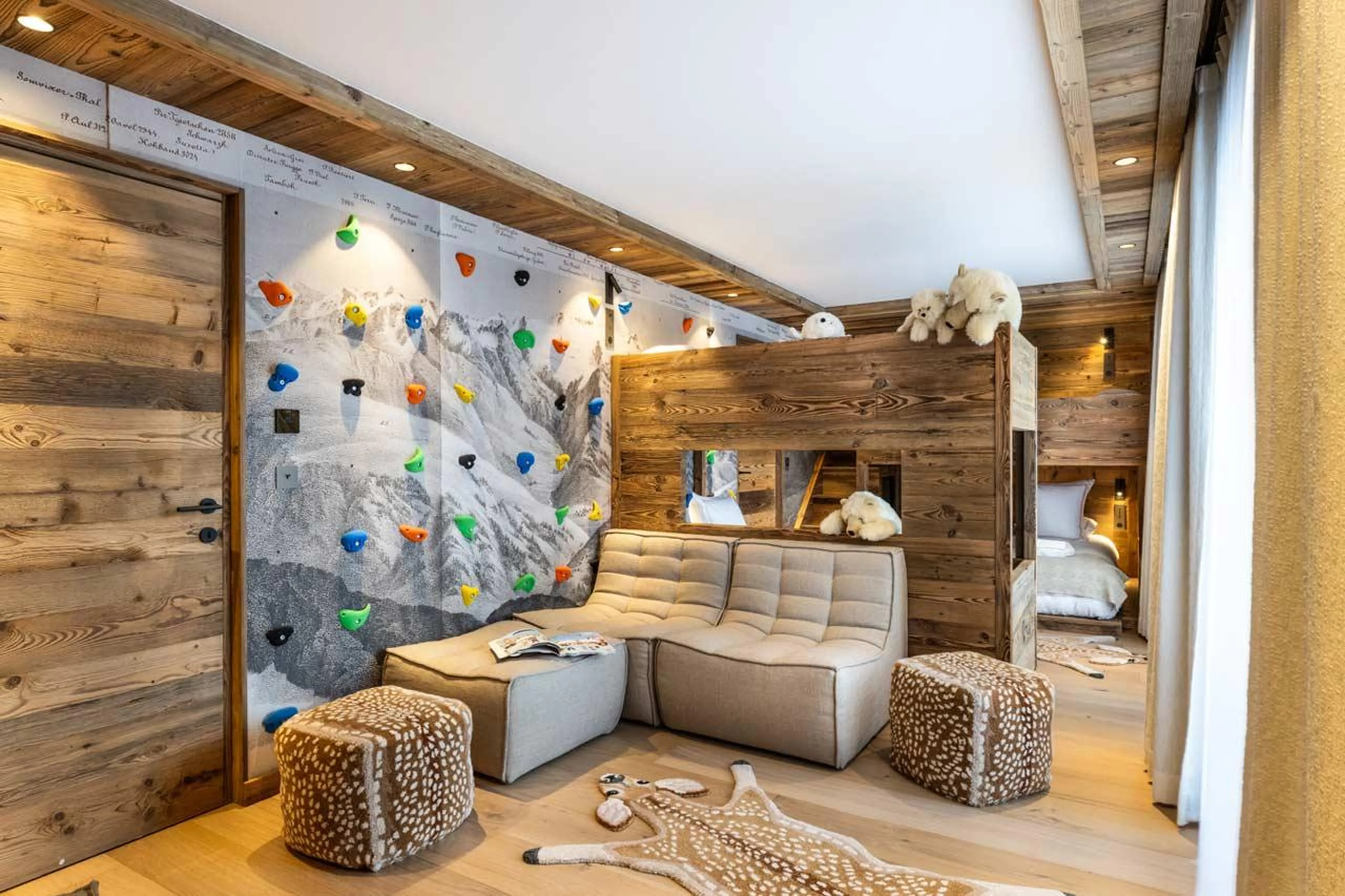 Bedroom four at Silverstone Altitude 7 in Val d'Isere