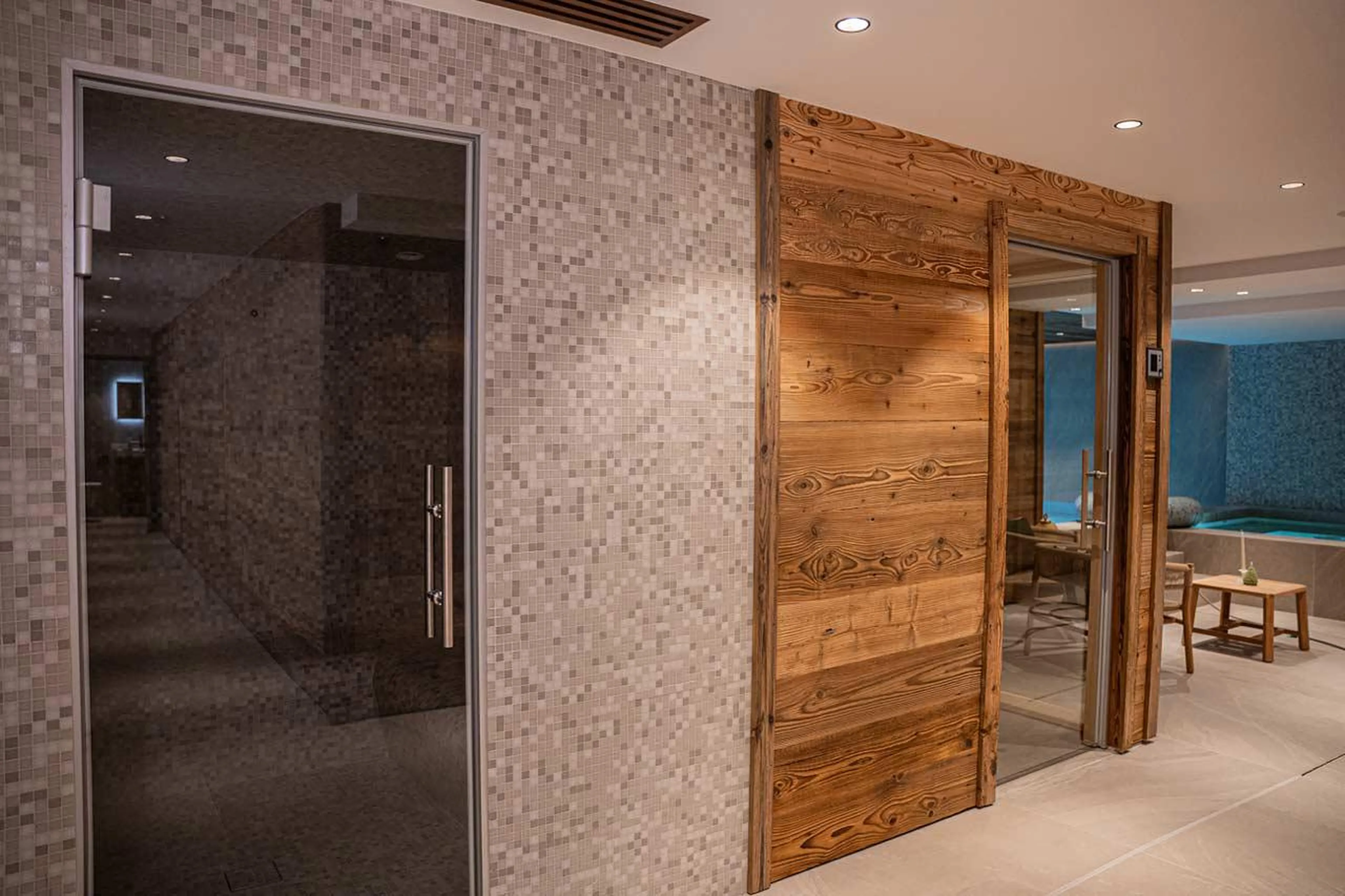 Access to steam room and sauna at Silverstone Altitude 7 in Val d'Isere
