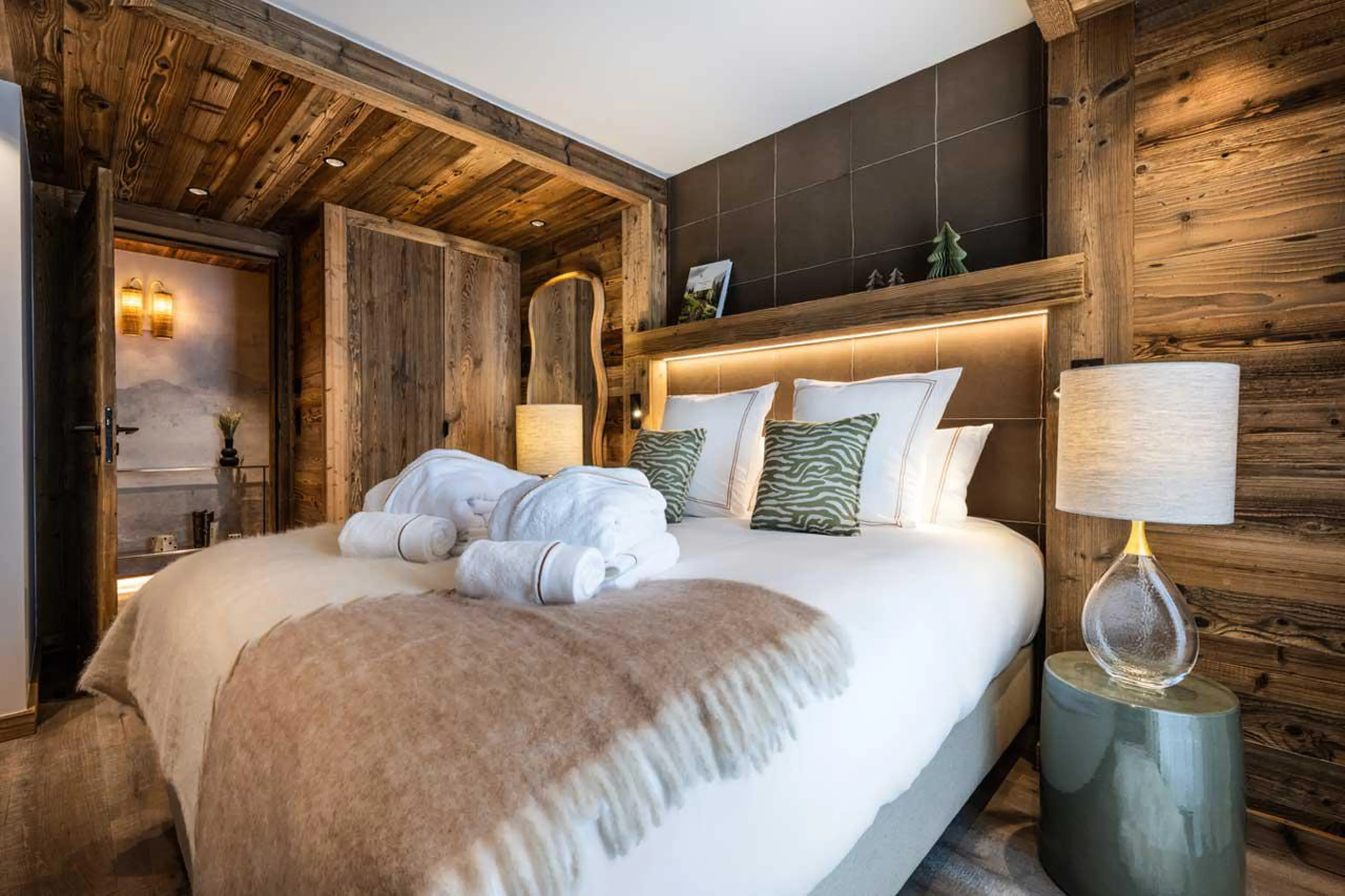 Bedroom two at Silverstone Lodge 1 in Val d'Isere
