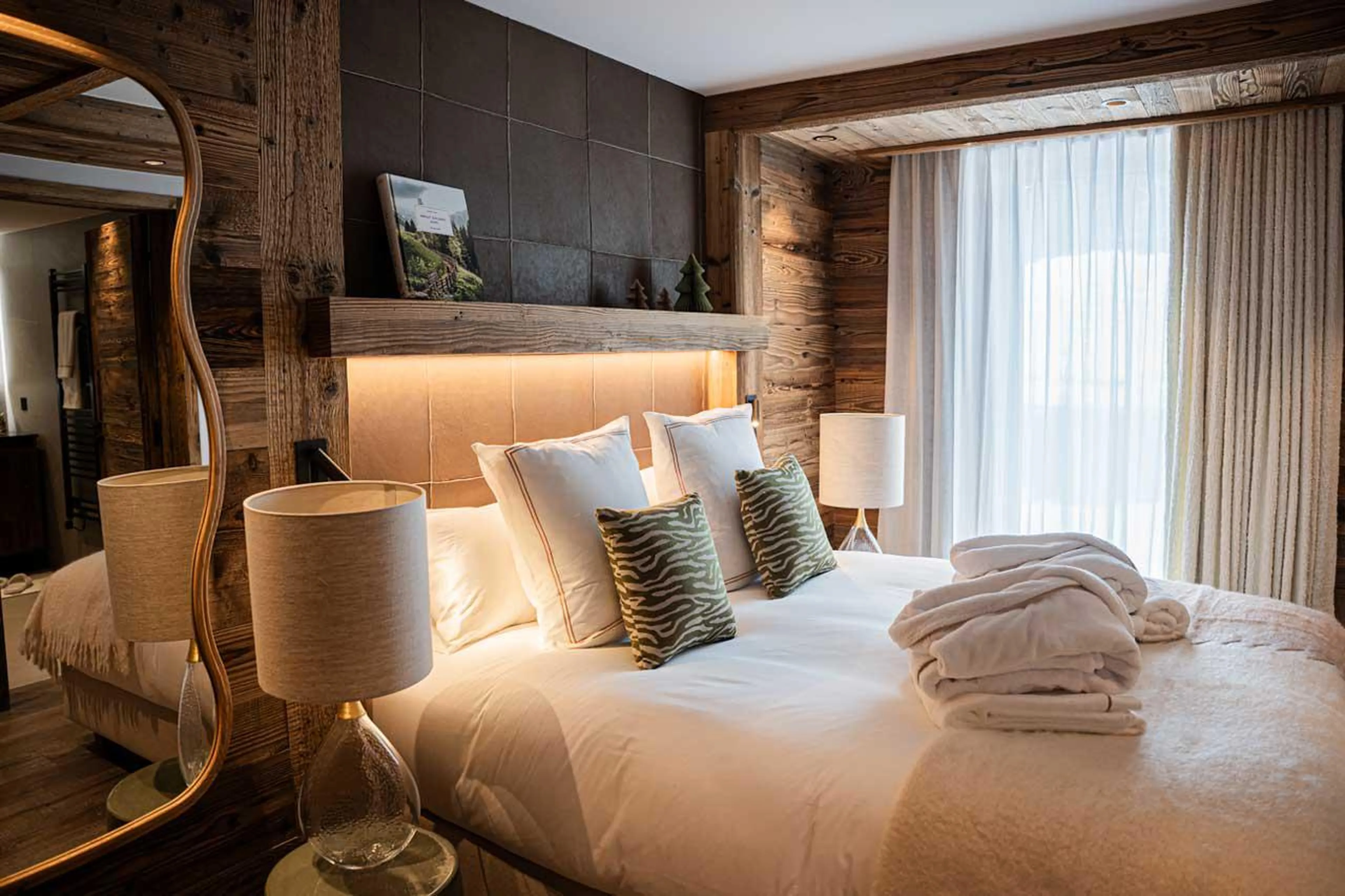 Bedroom two at Silverstone Lodge 1 in Val d'Isere