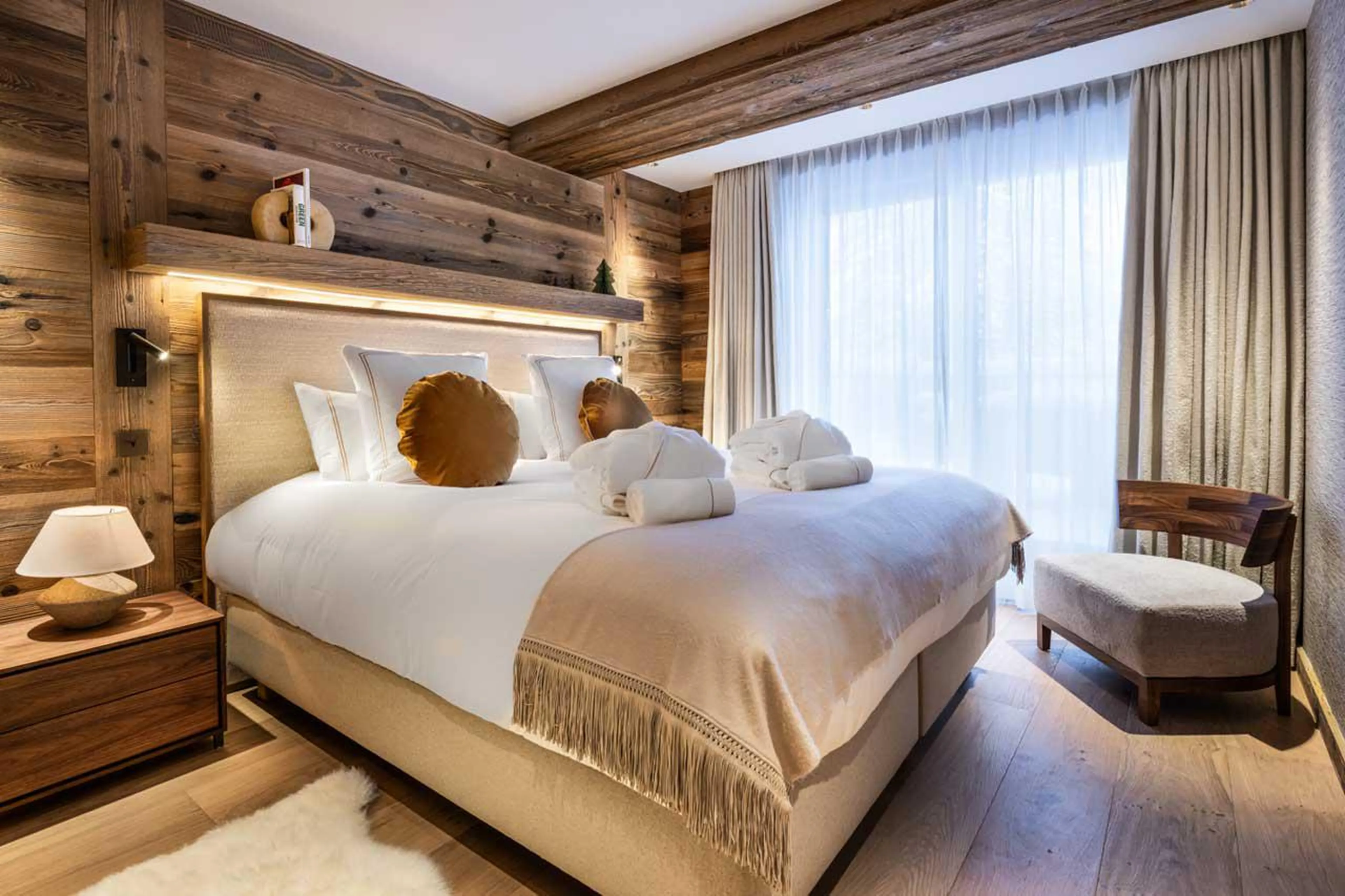 Bedroom three at Silverstone Lodge 2 in Val d'Isere