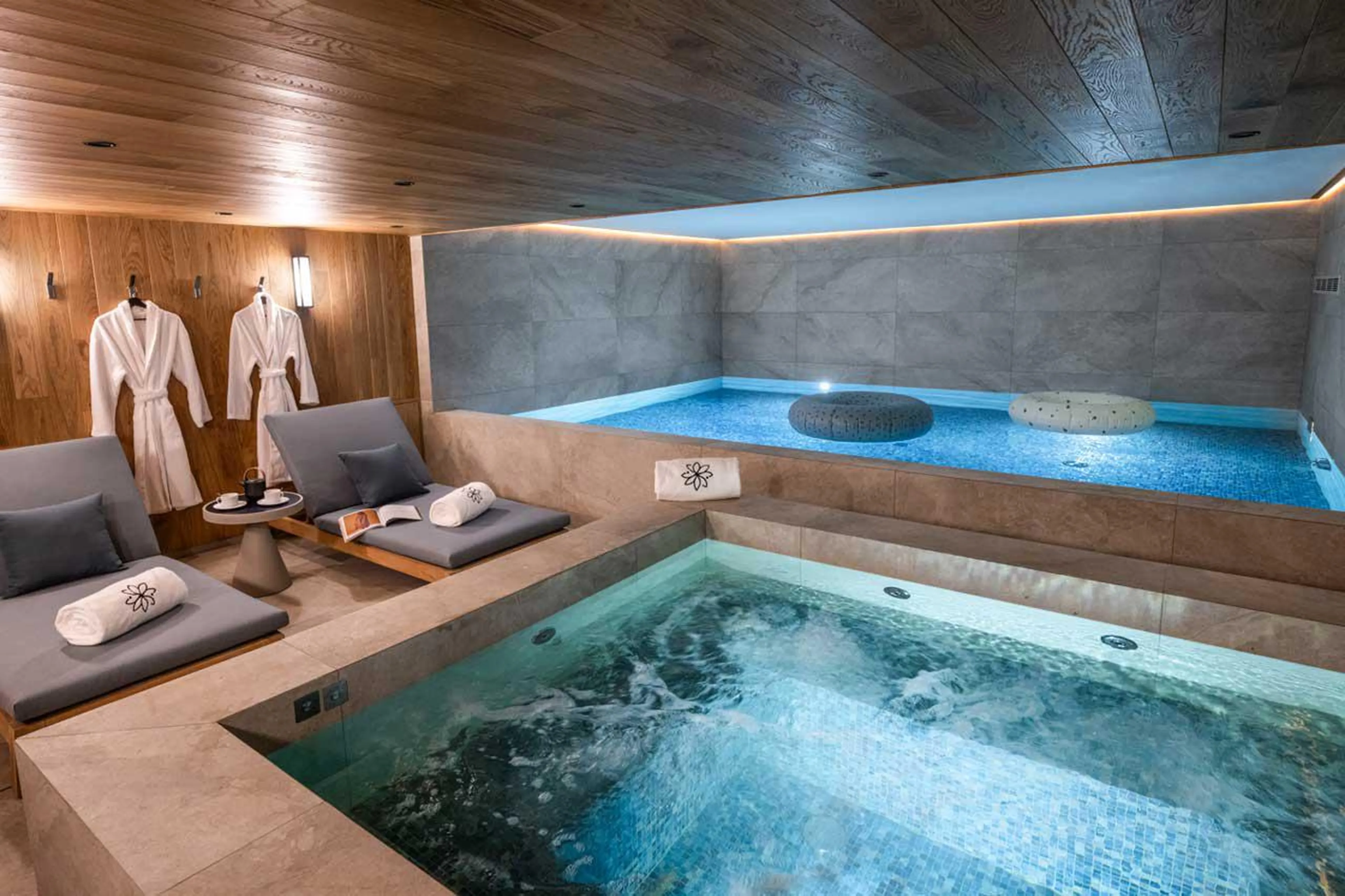 Spa with pool at Silverstone Lodge 2 in Val d'Isere