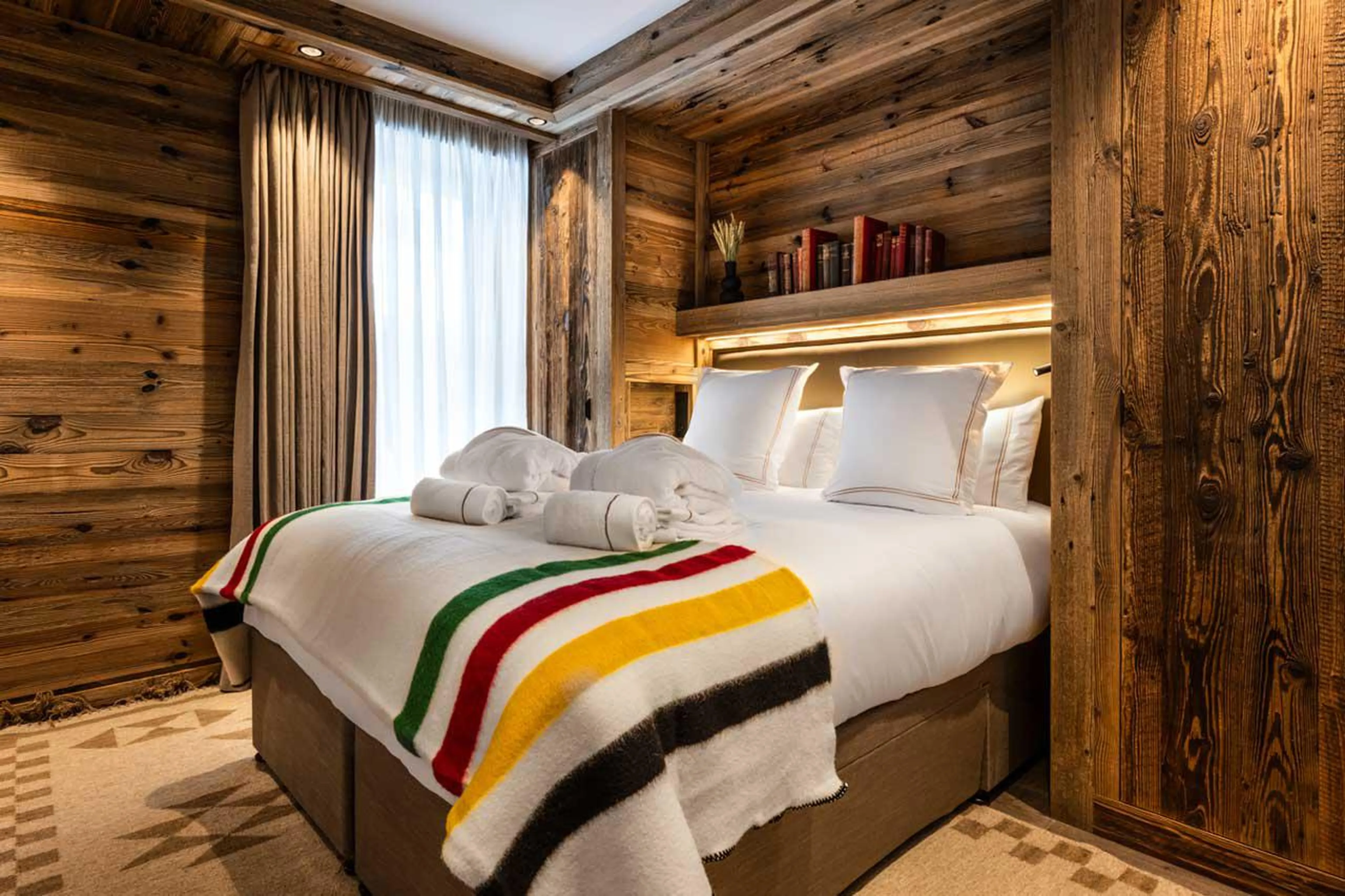 Bedroom three at Silverstone Lodge 6 in Val d'Isere