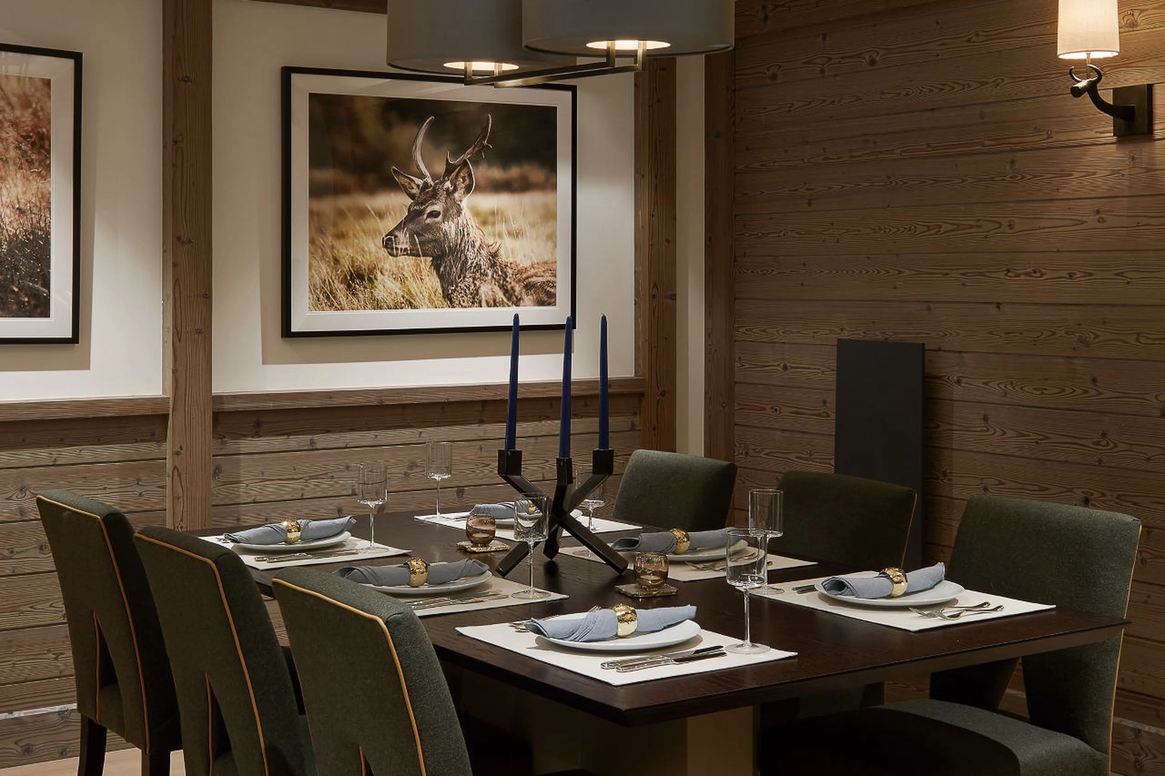 Dining area at Apartment Six Senses 3 in Courchevel 1850