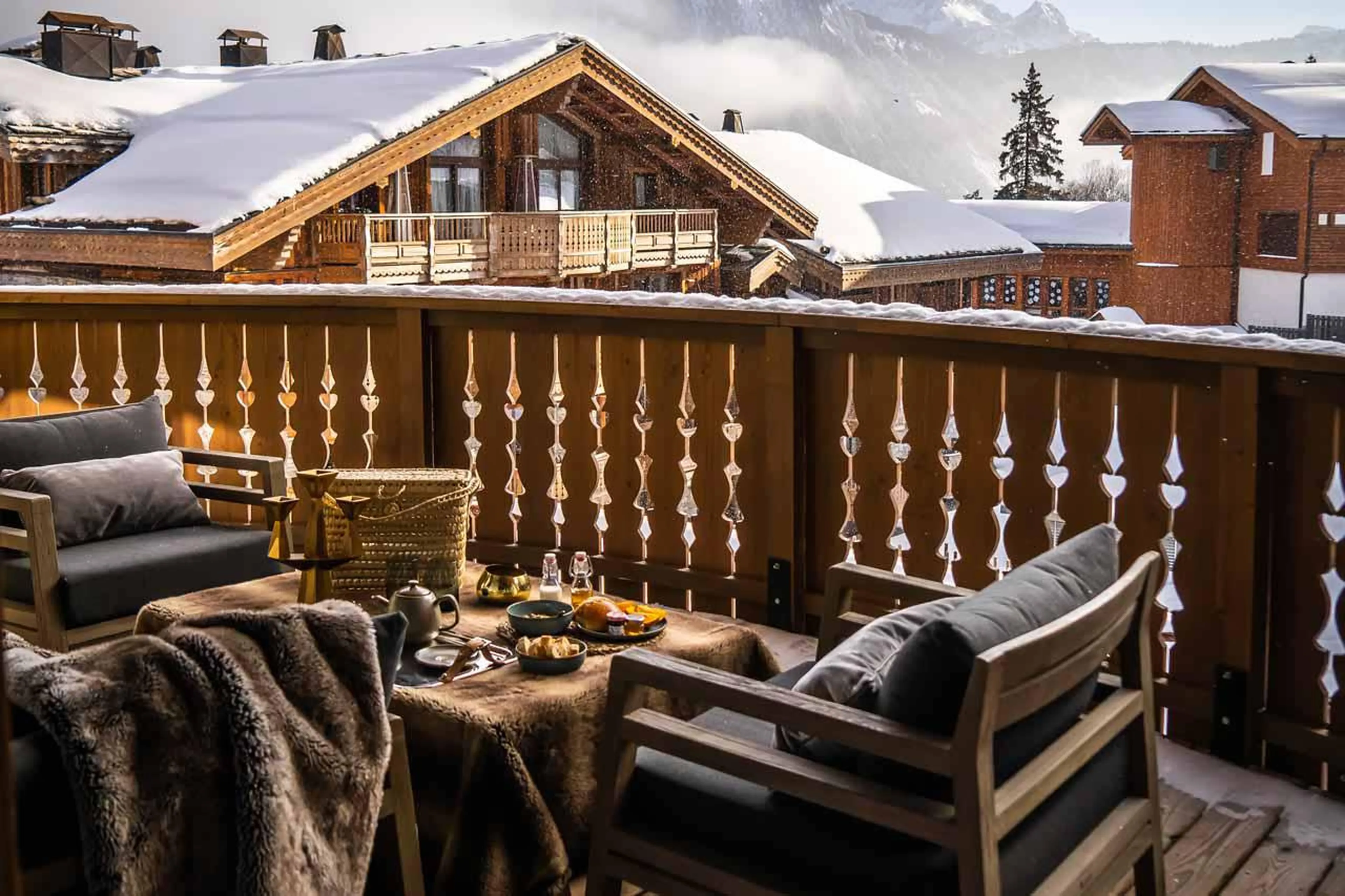 Terrace at Six Senses Five-Bedroom Prestige Penthouse in Courchevel 1850