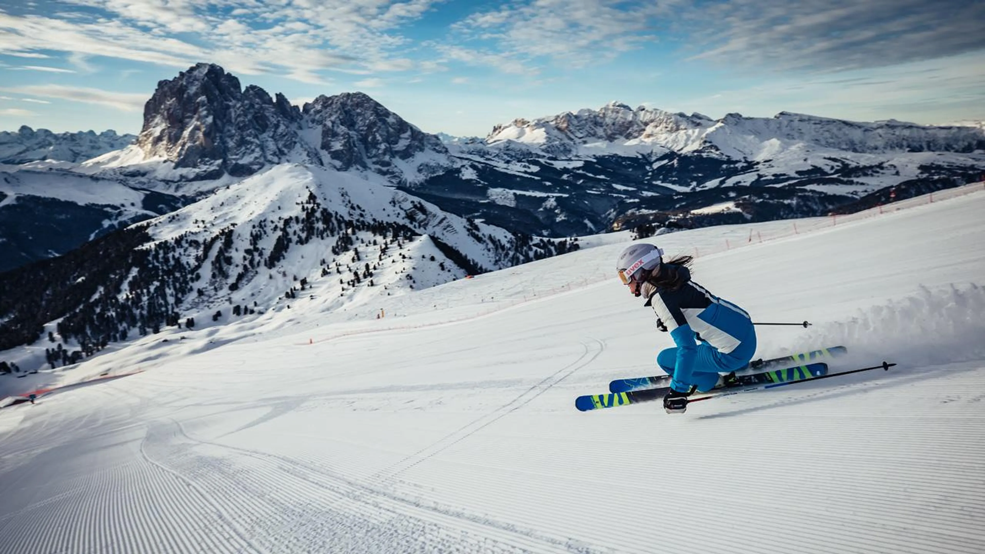 Skiing in Val Gardena
