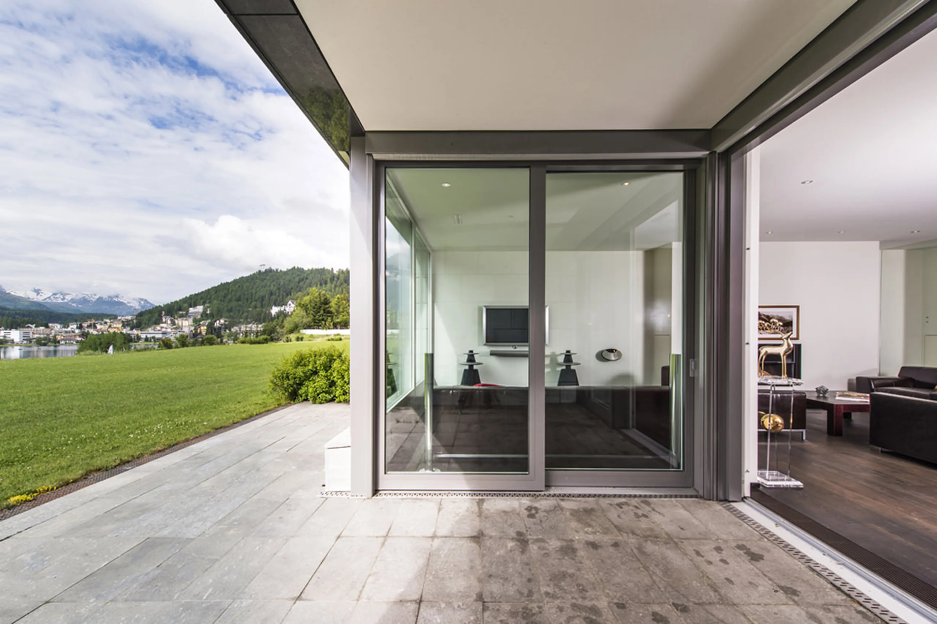 Terrace at Apartment Snow Garden in St Moritz