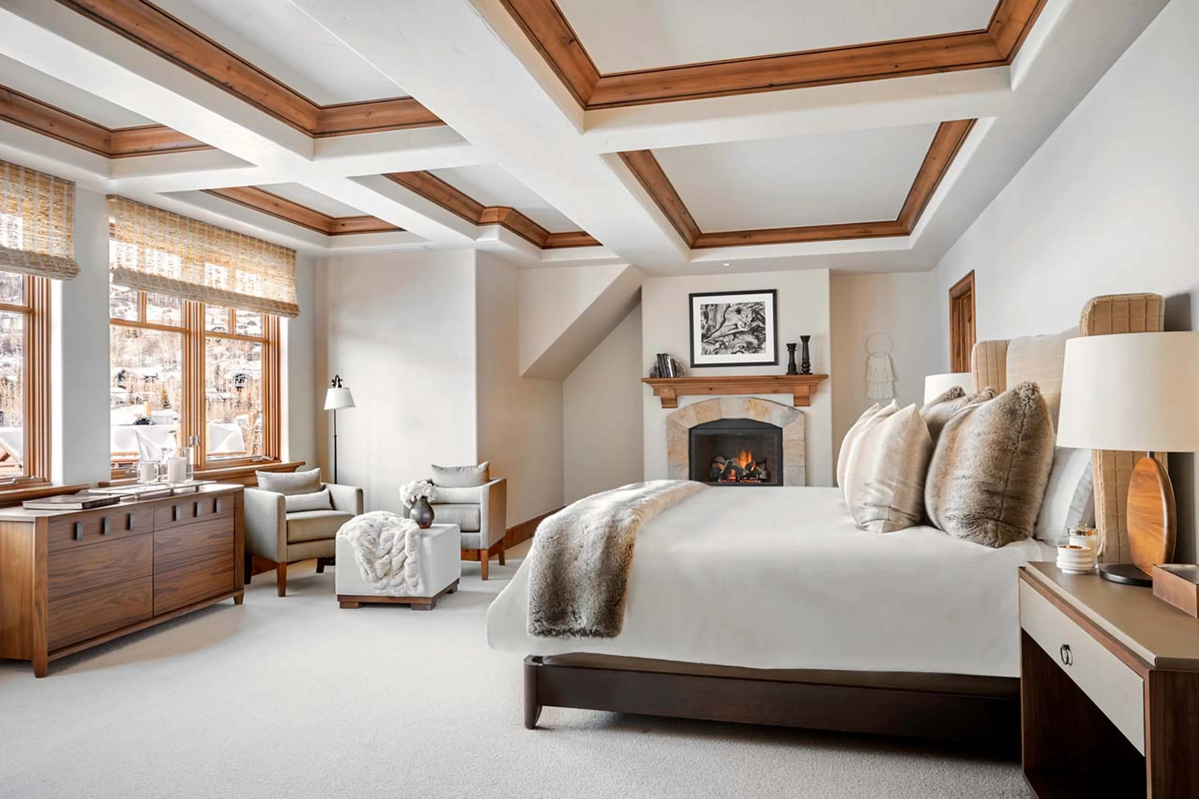 Bedroom one at Snowflake Penthouse in Beaver Creek