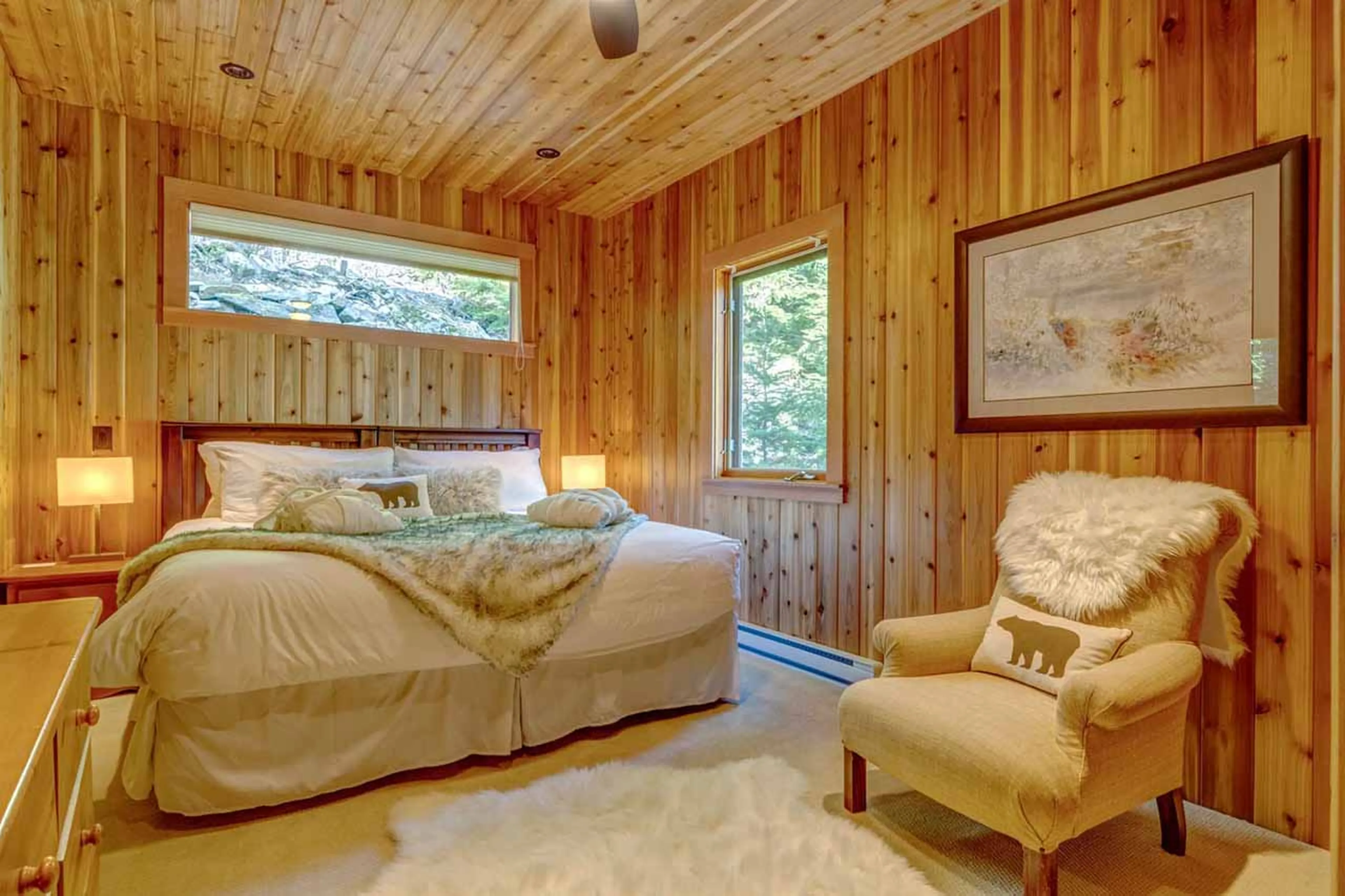 Bedroom 5 at Snowridge Chalet 7 in Whistler