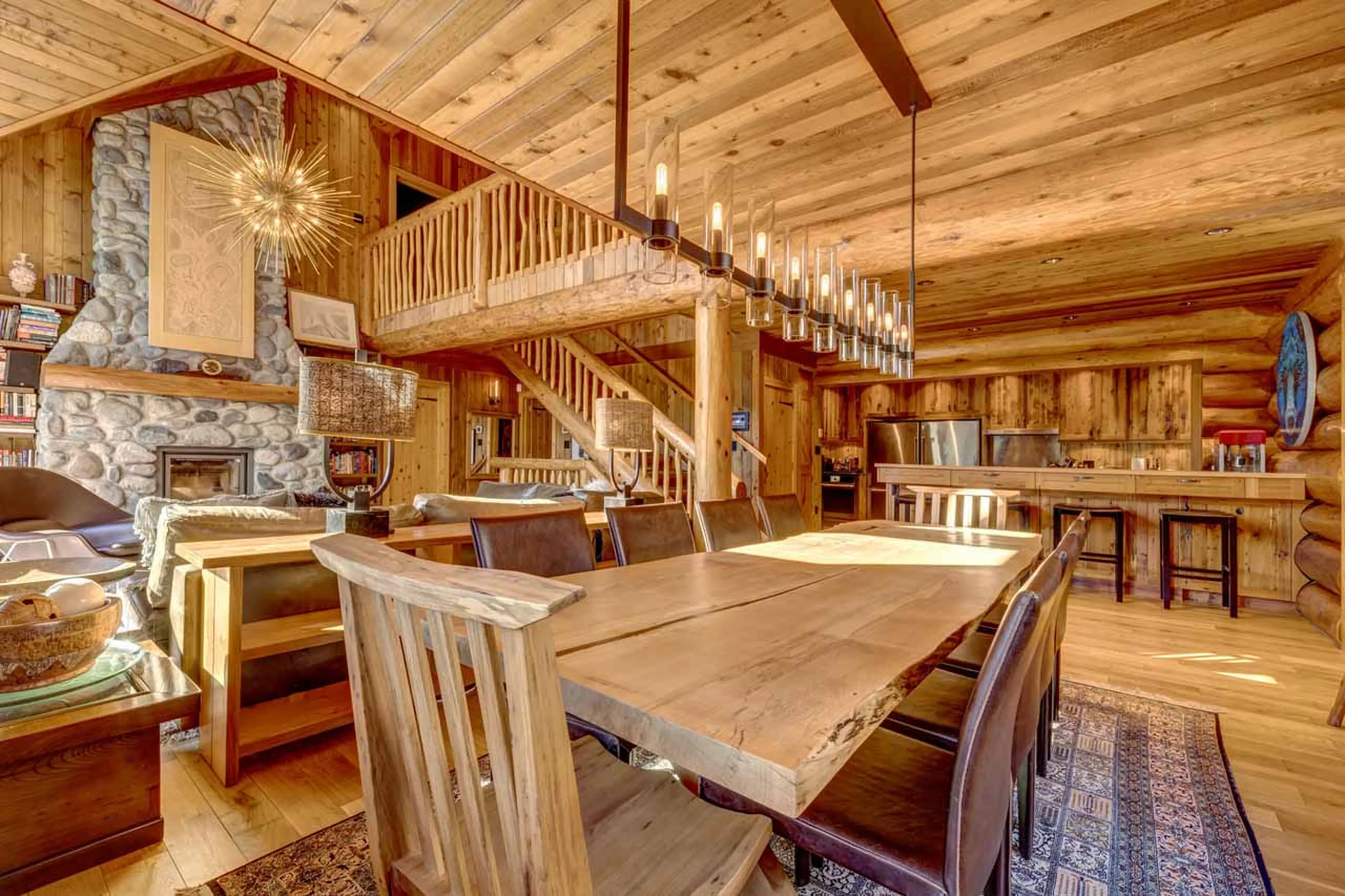 Dining table at Snowridge Chalet 7 in Whistler