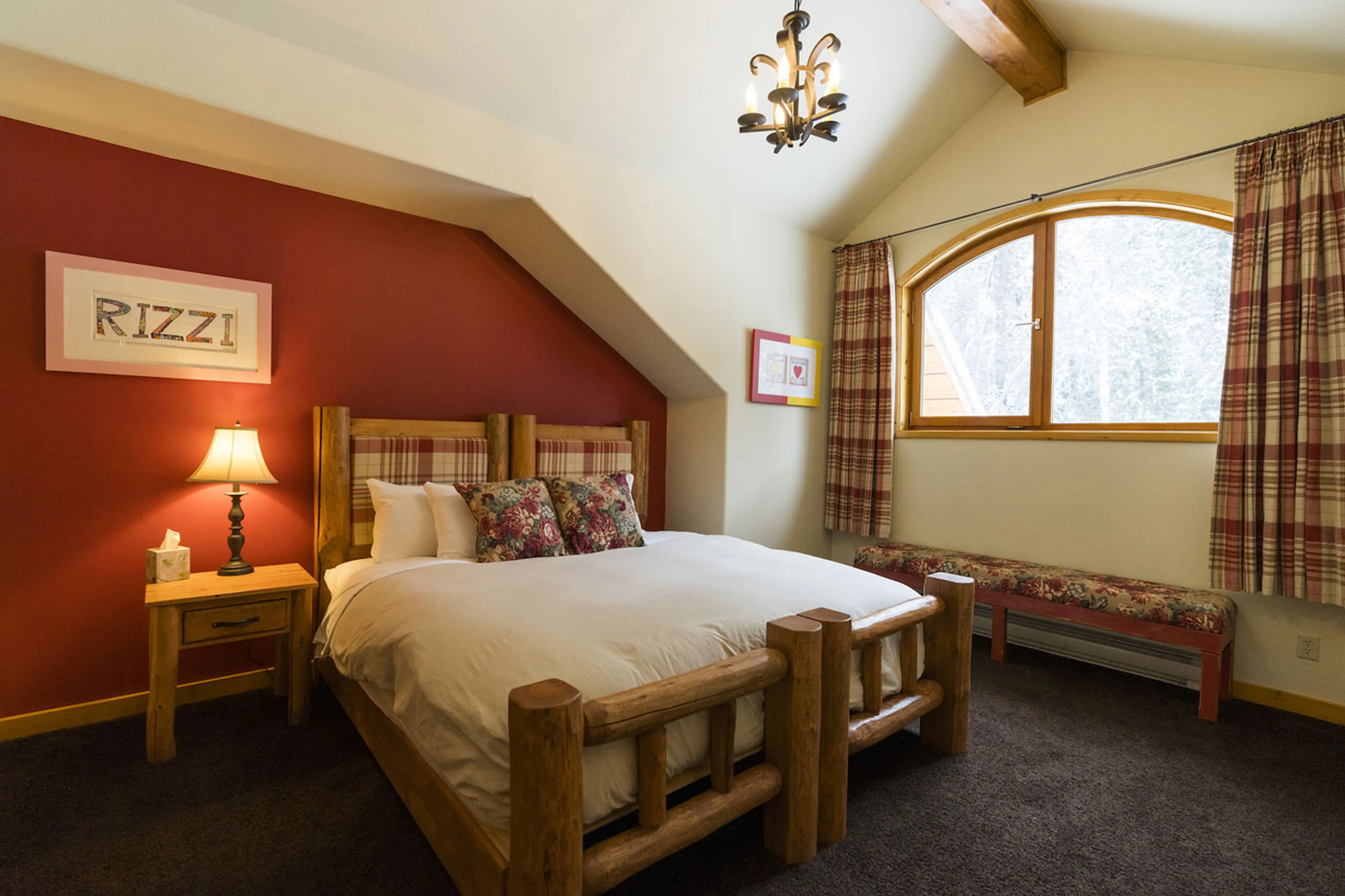 Bedroom seven at Spirit Bear Lodge in South Chilcotin, British Columbia