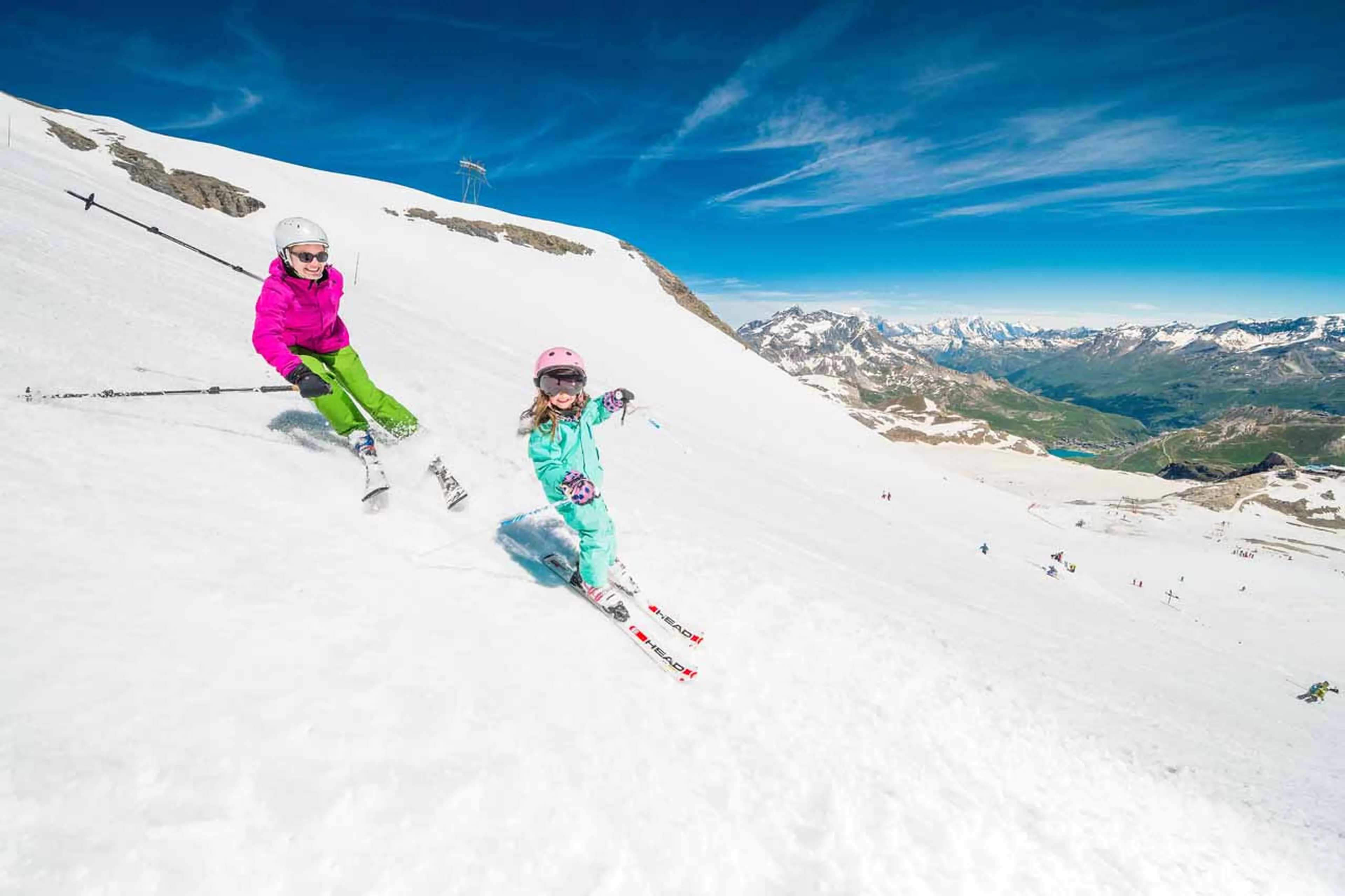 Summer skiing in Tignes