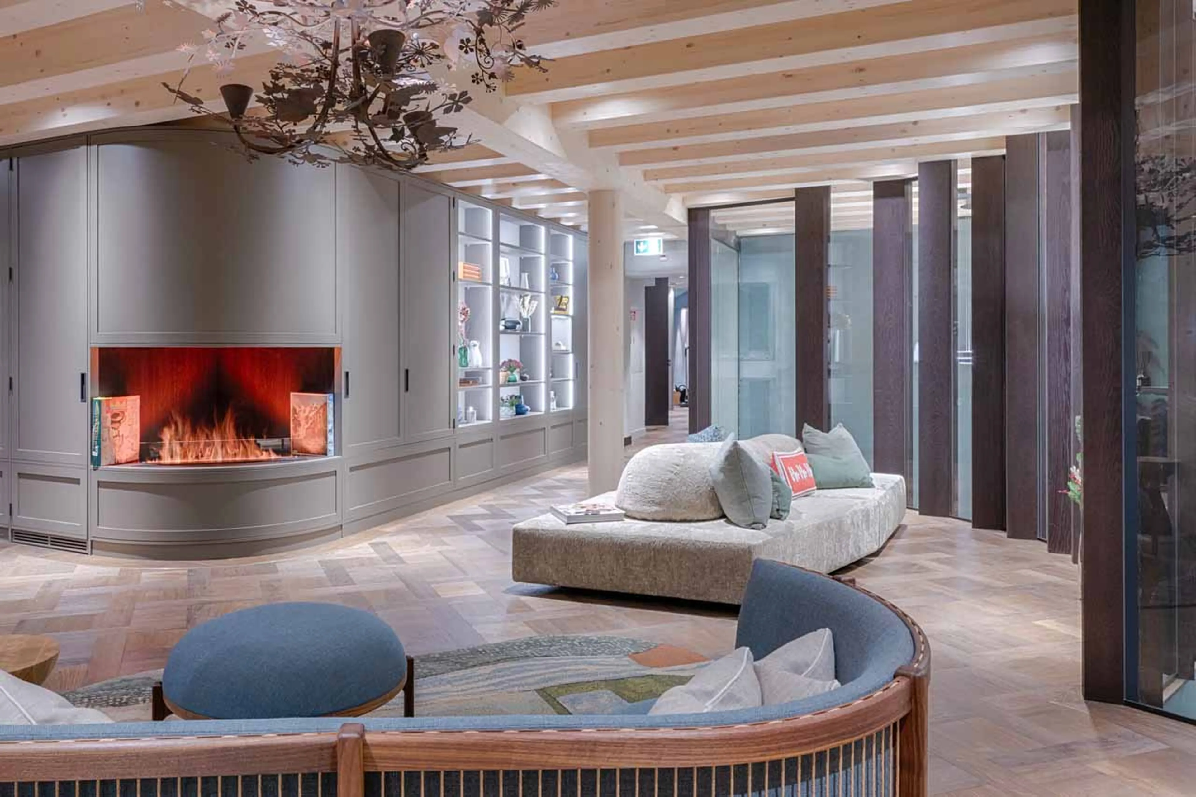 Reception at Tete Blanche Lodge in Zermatt