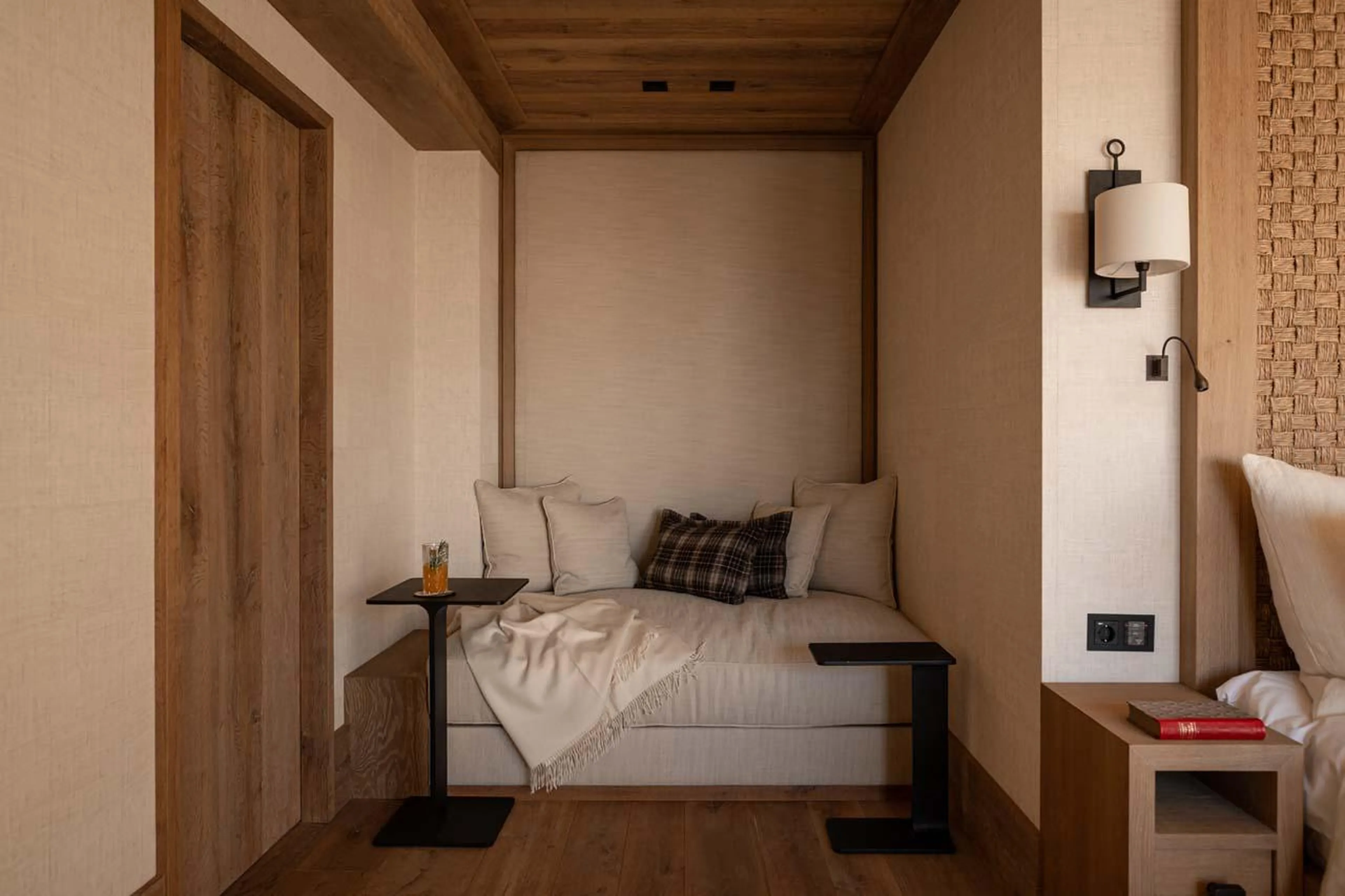 Cosy corner nook at The Barn in Lech