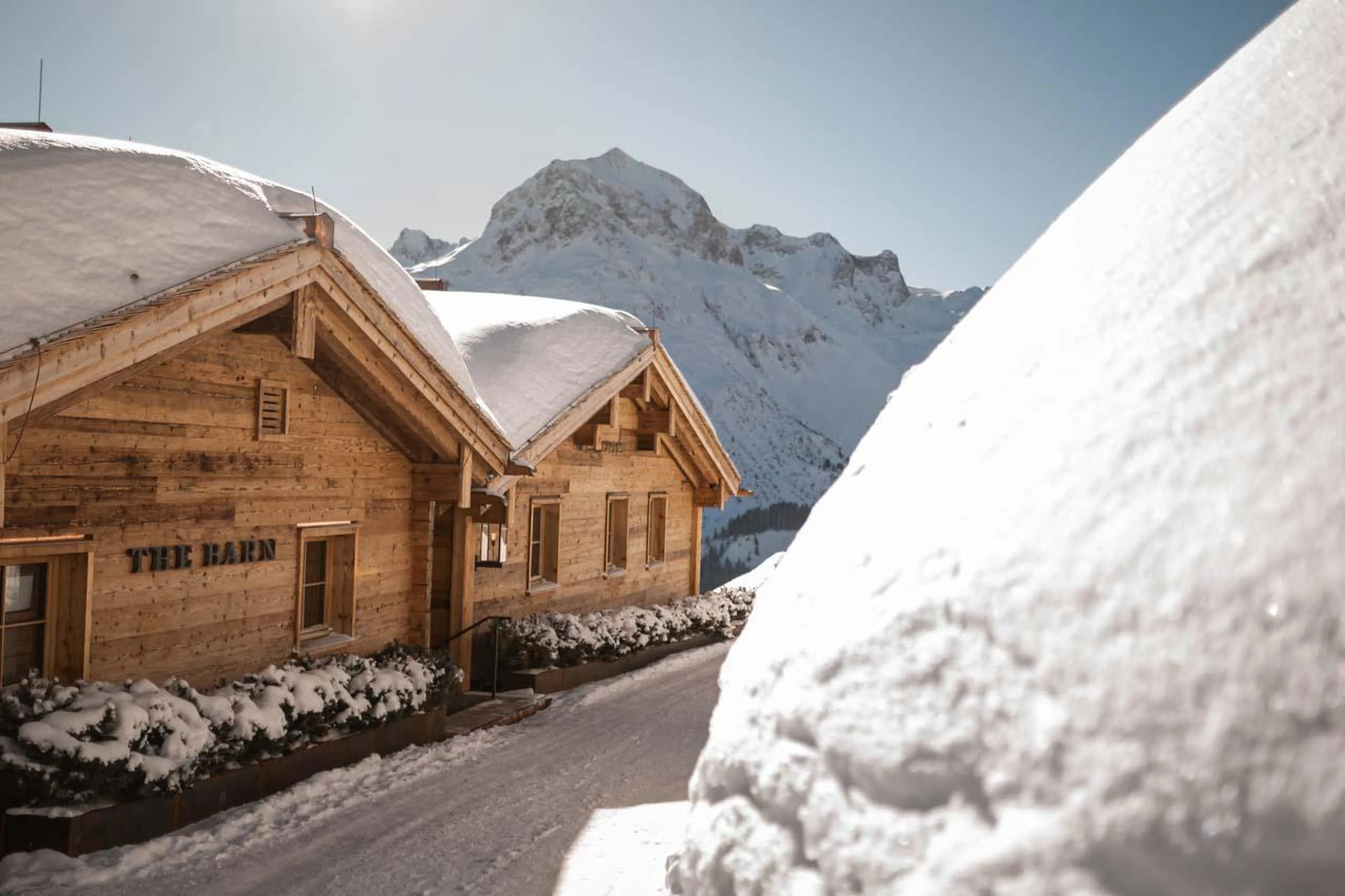 Ski-in/ski-out access at The Barn in Lech