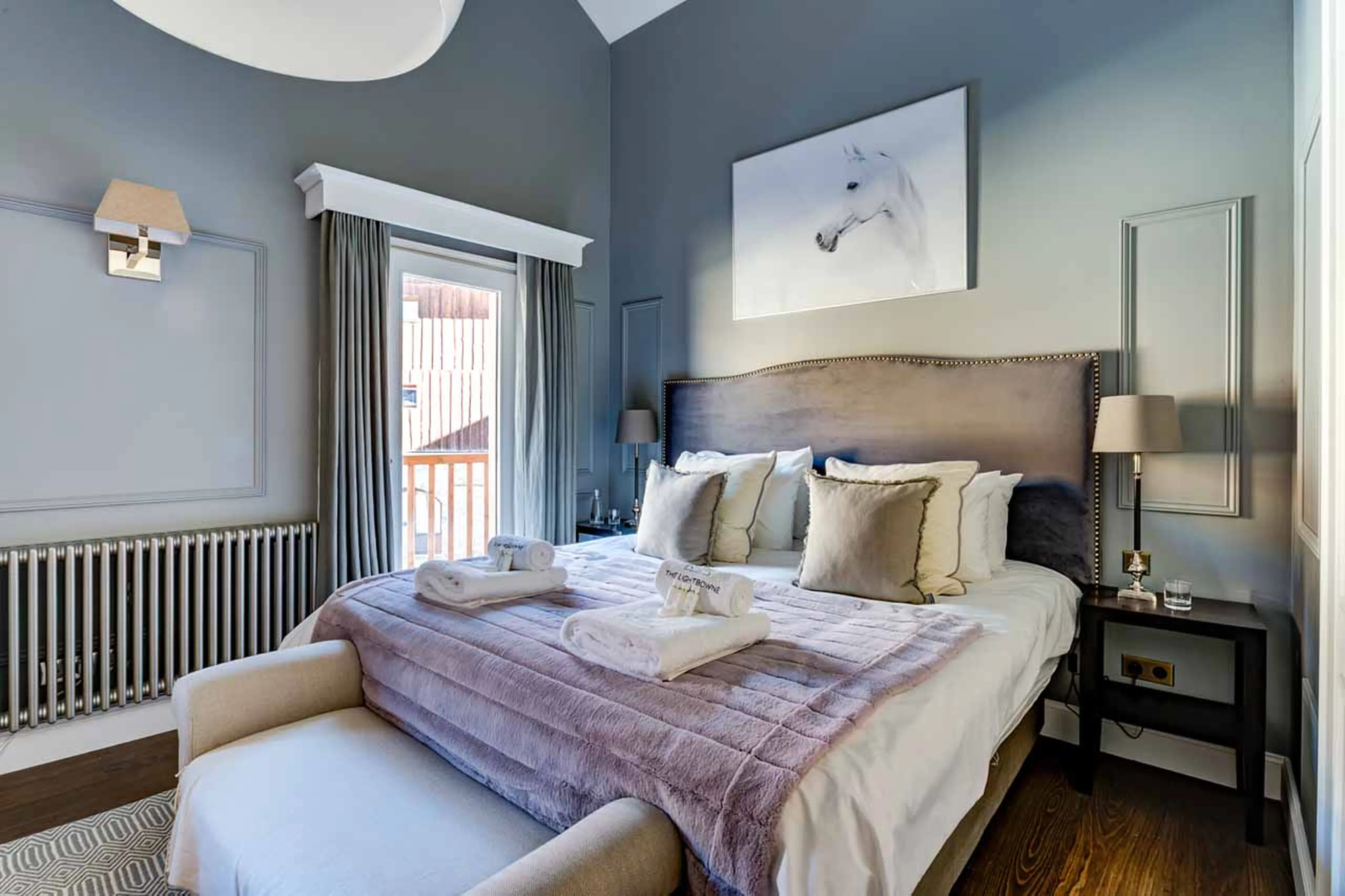 Bedroom four at The Lightbowne in Meribel