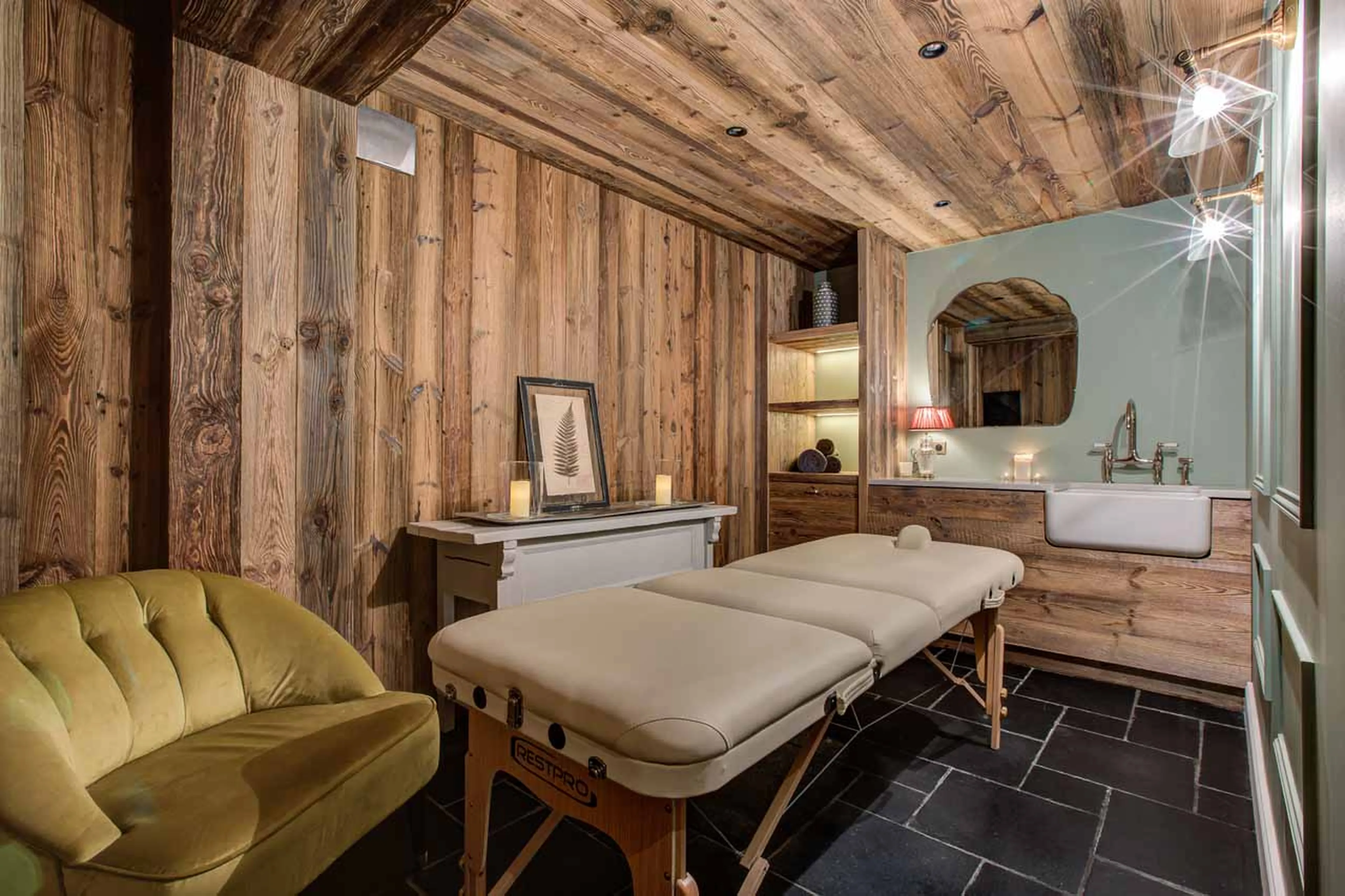 Massage room at The Lightbowne in Meribel