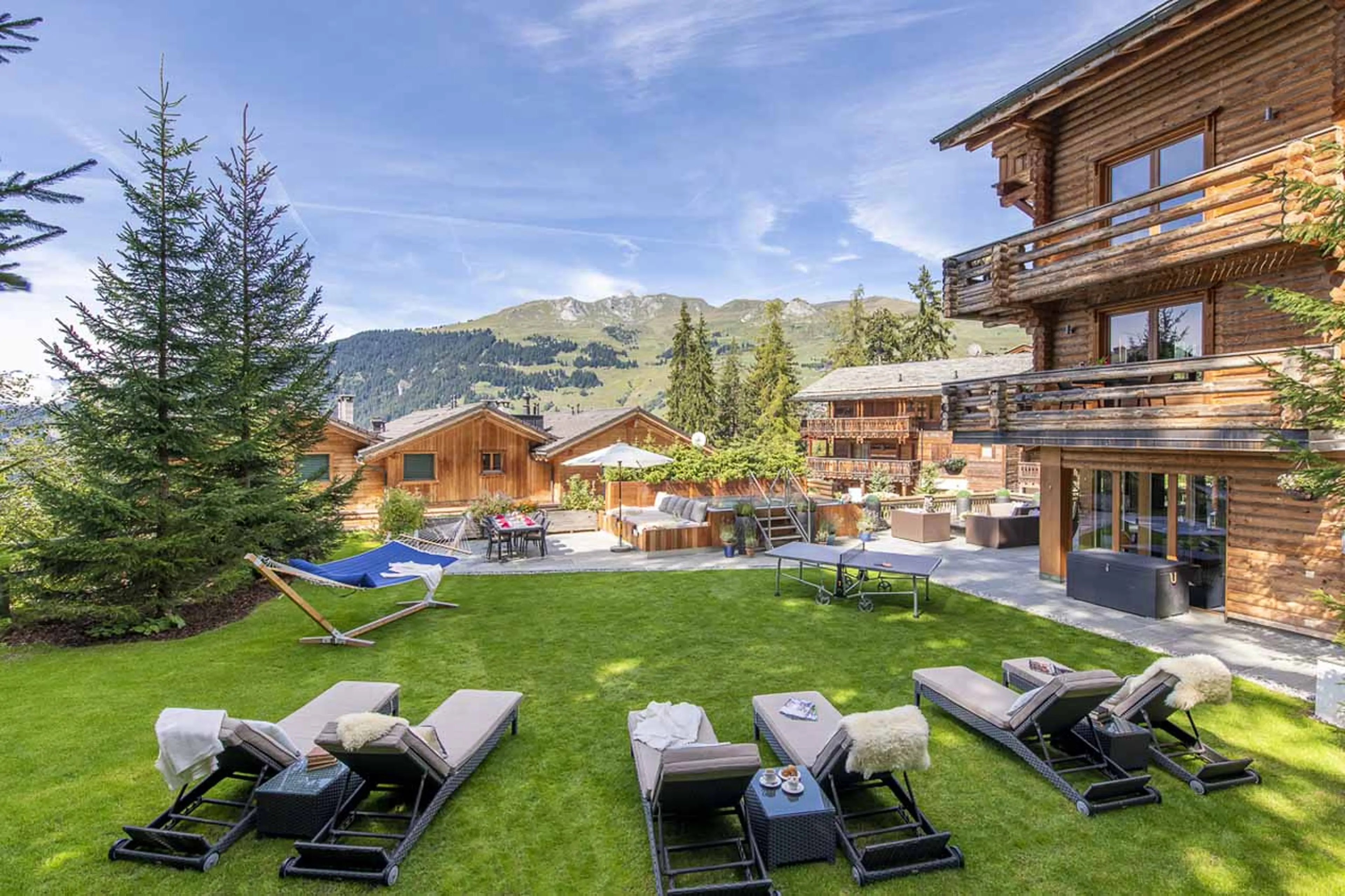Garden at The Lodge in Verbier