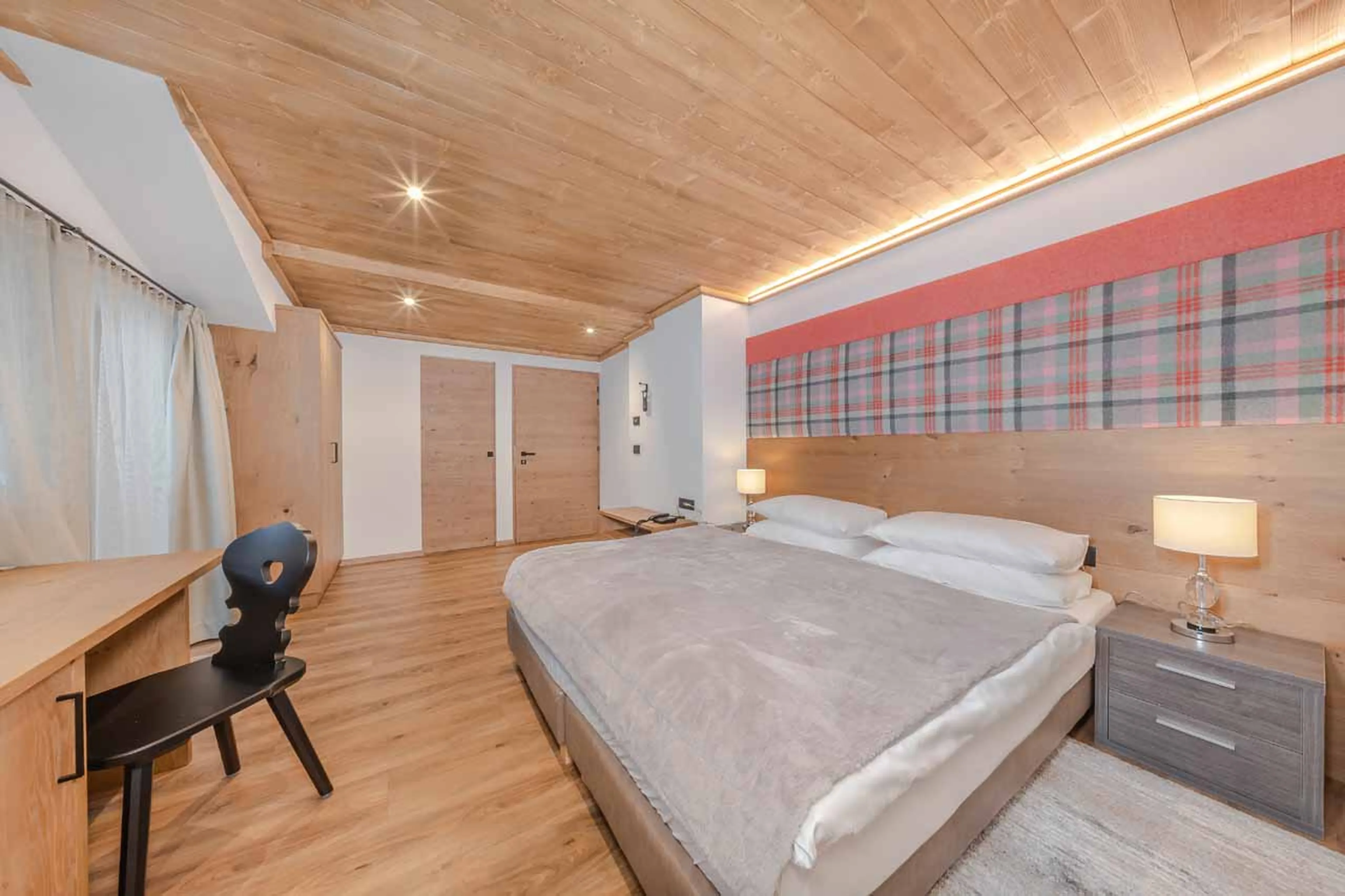 Bedroom two at The Loft in Val Gardena