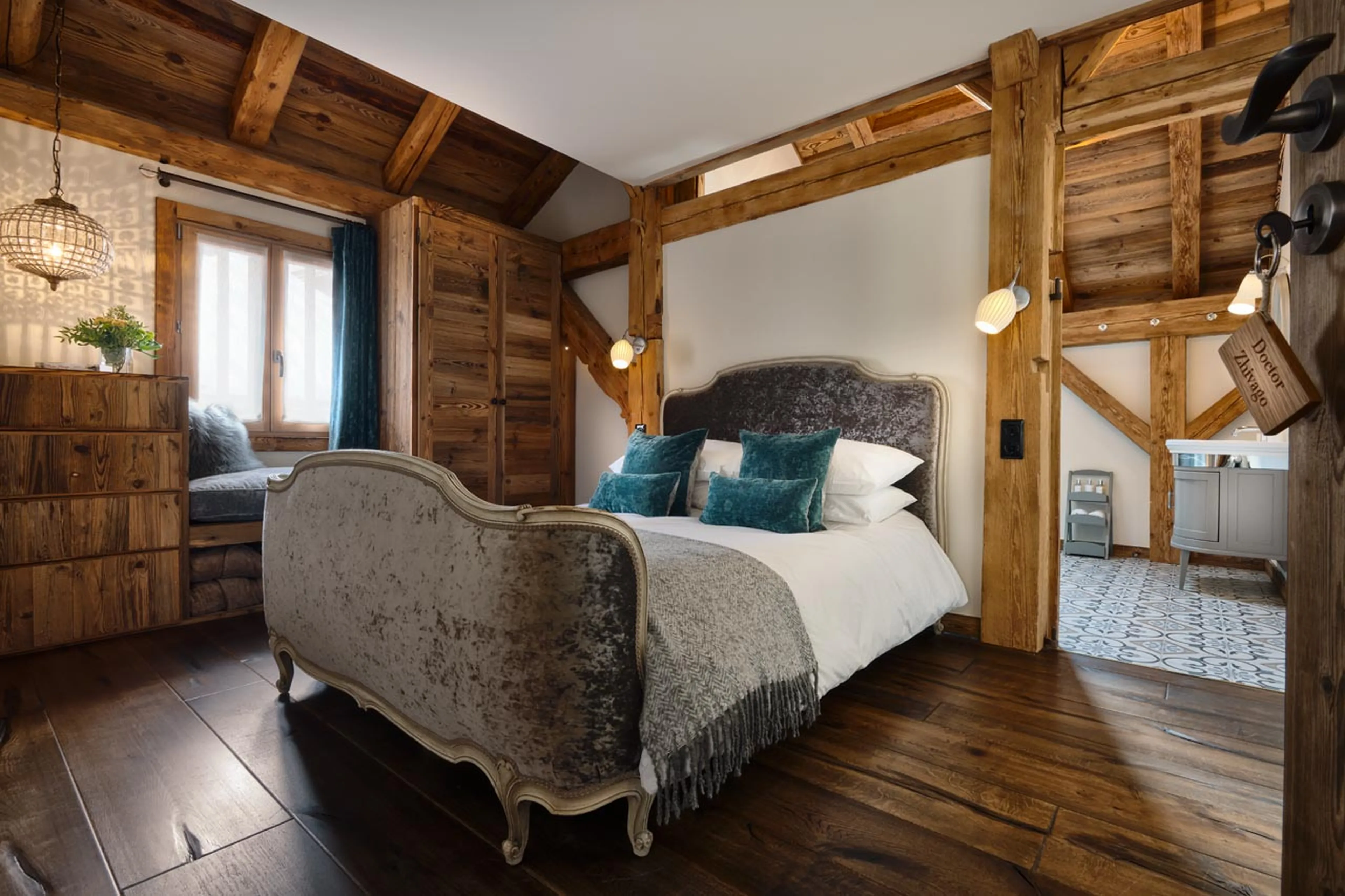 Bedroom three at The Old Macaroni in Morzine