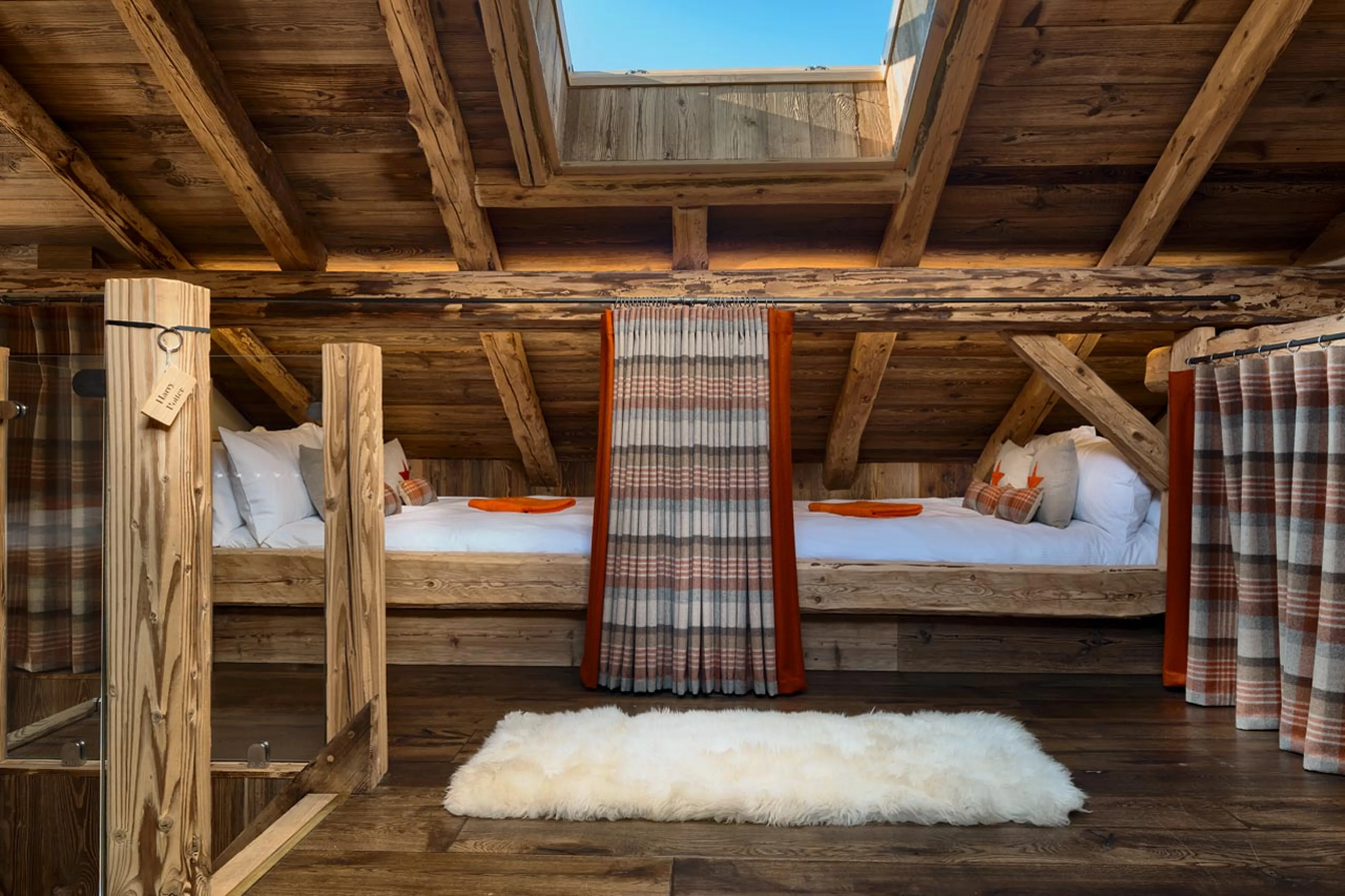 Cabin bunk beds at The Old Macaroni in Morzine
