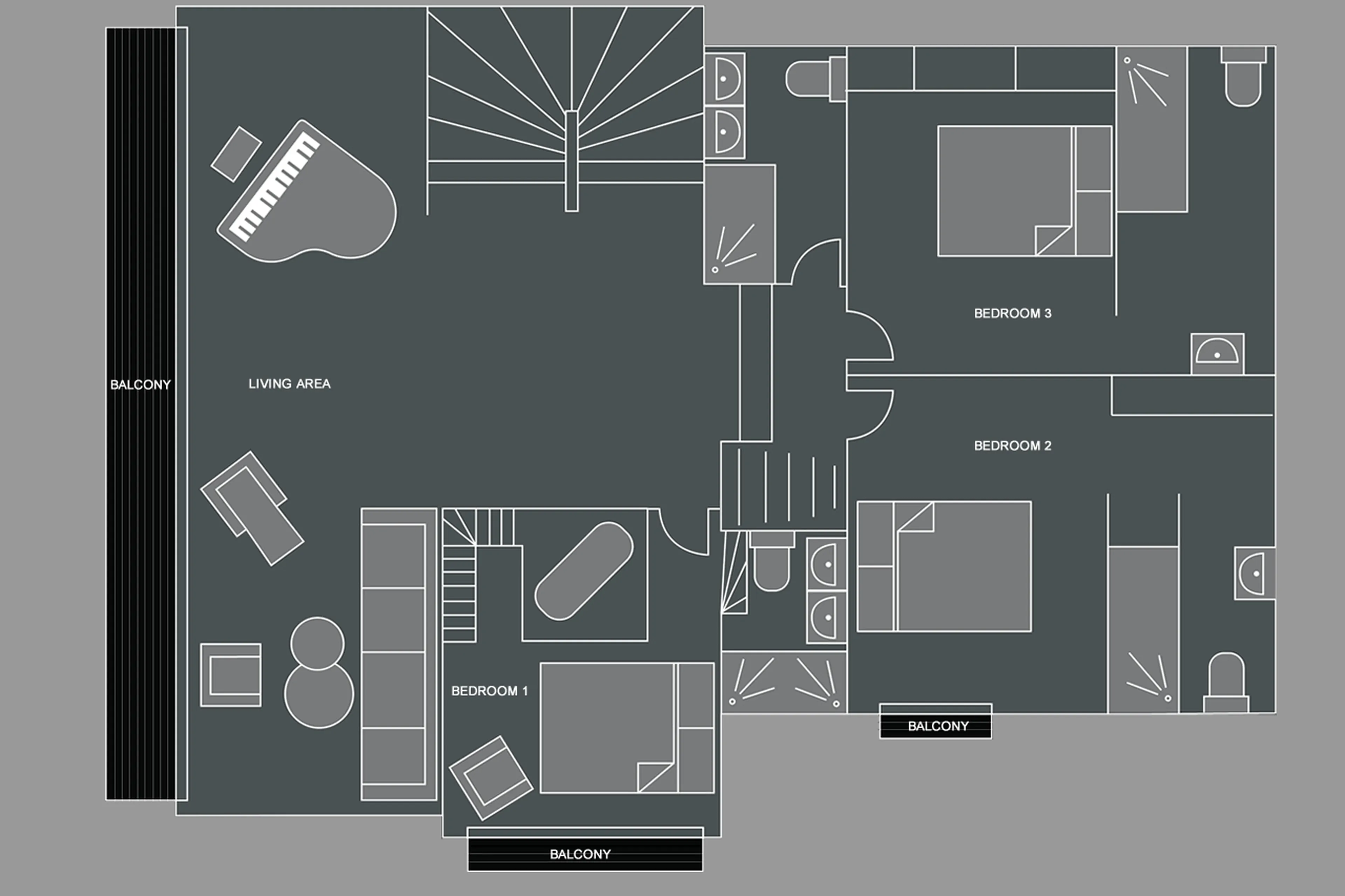 Level 1 floor plan of The Old Macaroni in Morzine