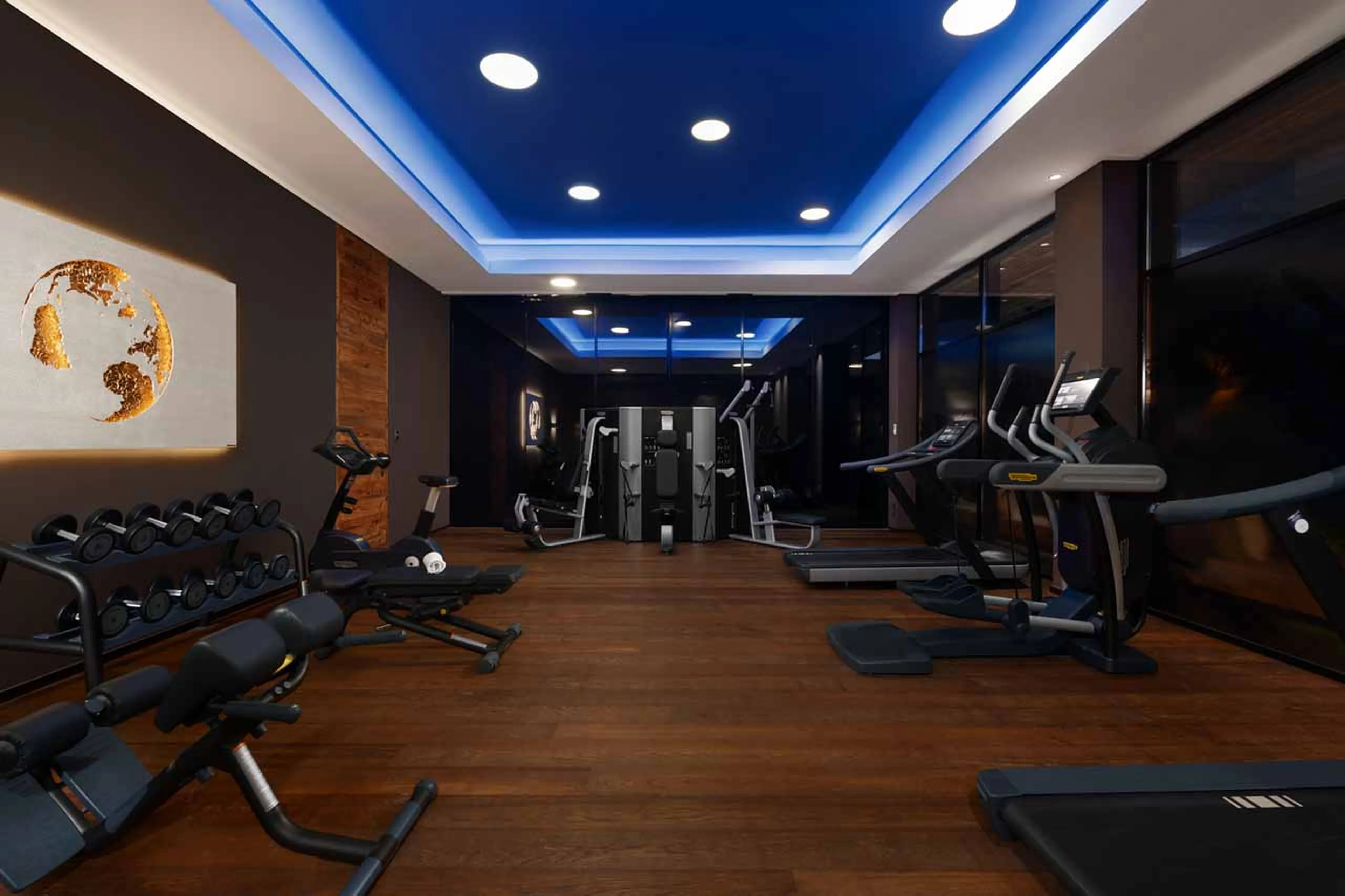 Fitness room at The Residence in Lech