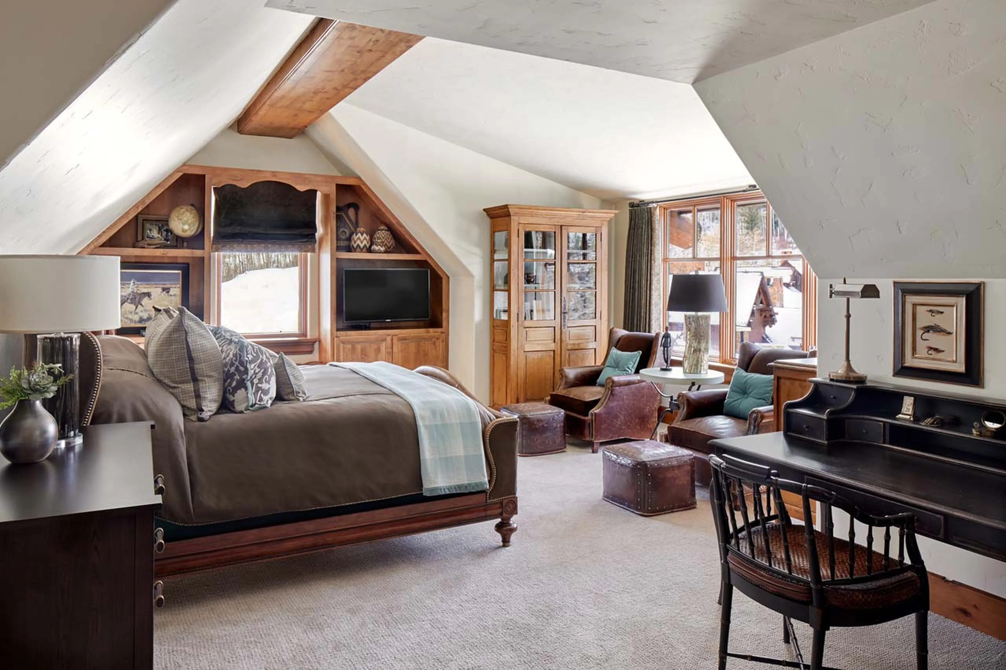 Bedroom one at The West Wing in Beaver Creek
