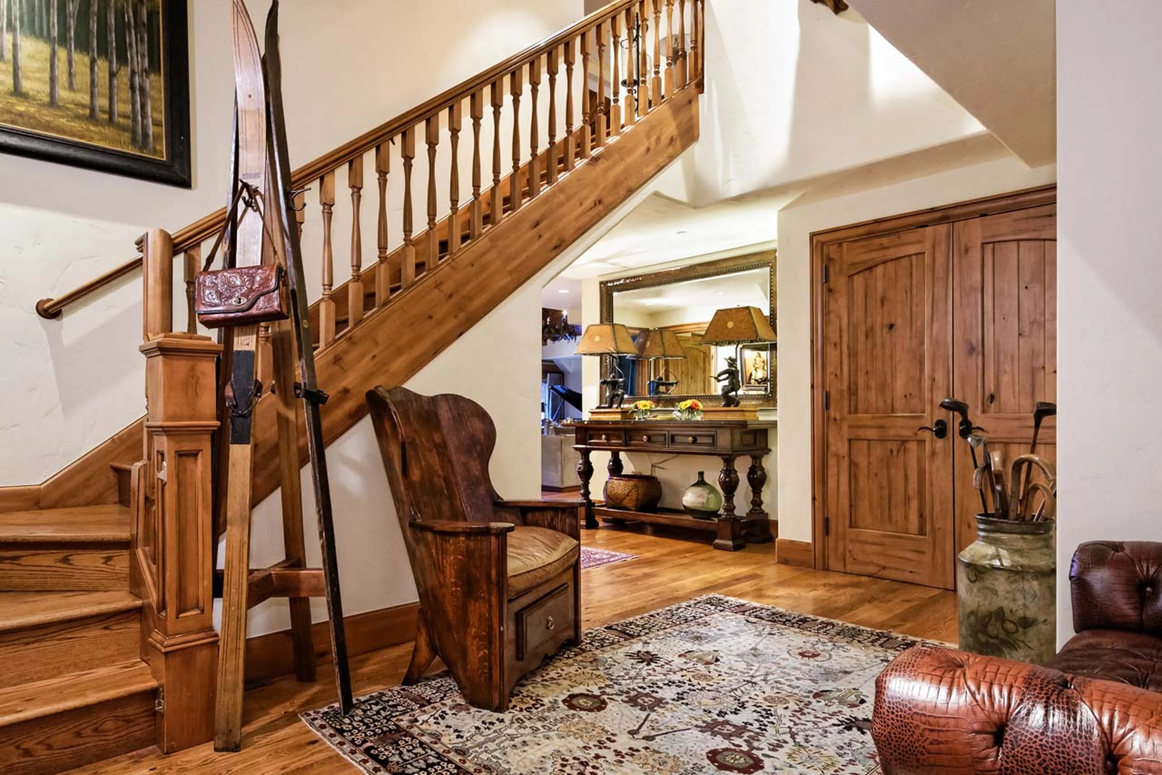 Staircase at The West Wing in Beaver Creek