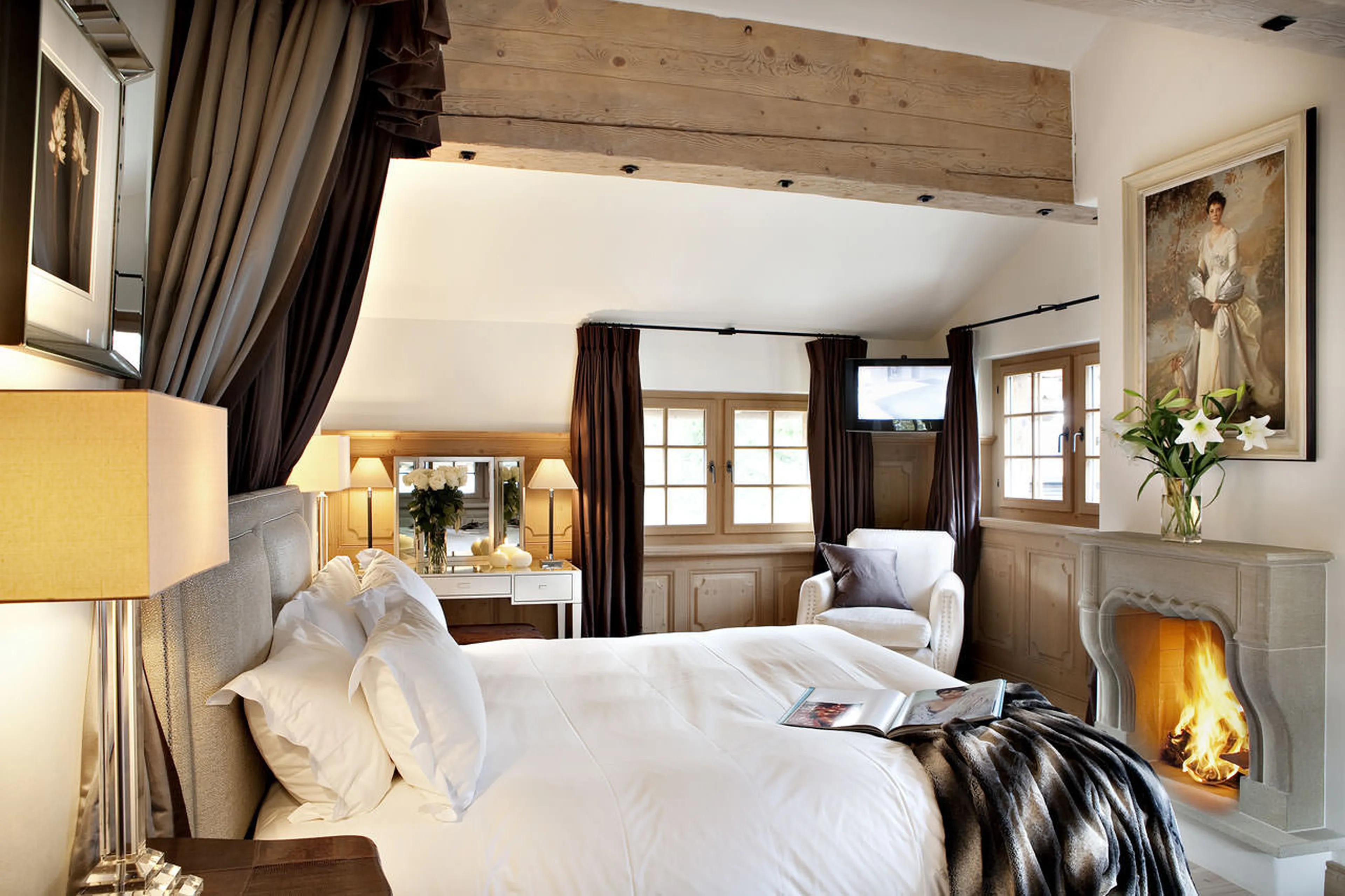 Bedroom three at  Tivoli Lodge in Davos