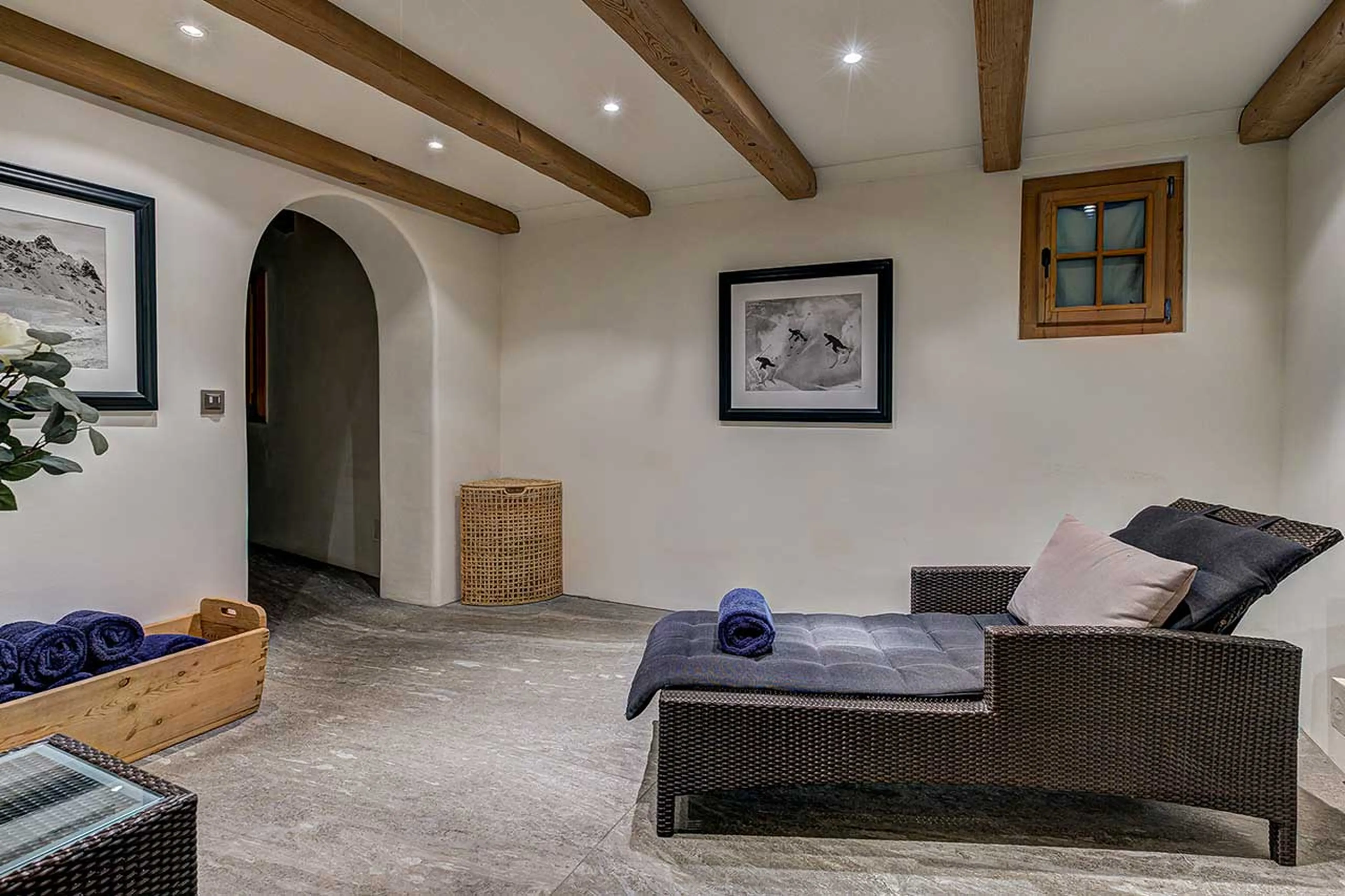 Spa area at Tivoli Lodge in Davos