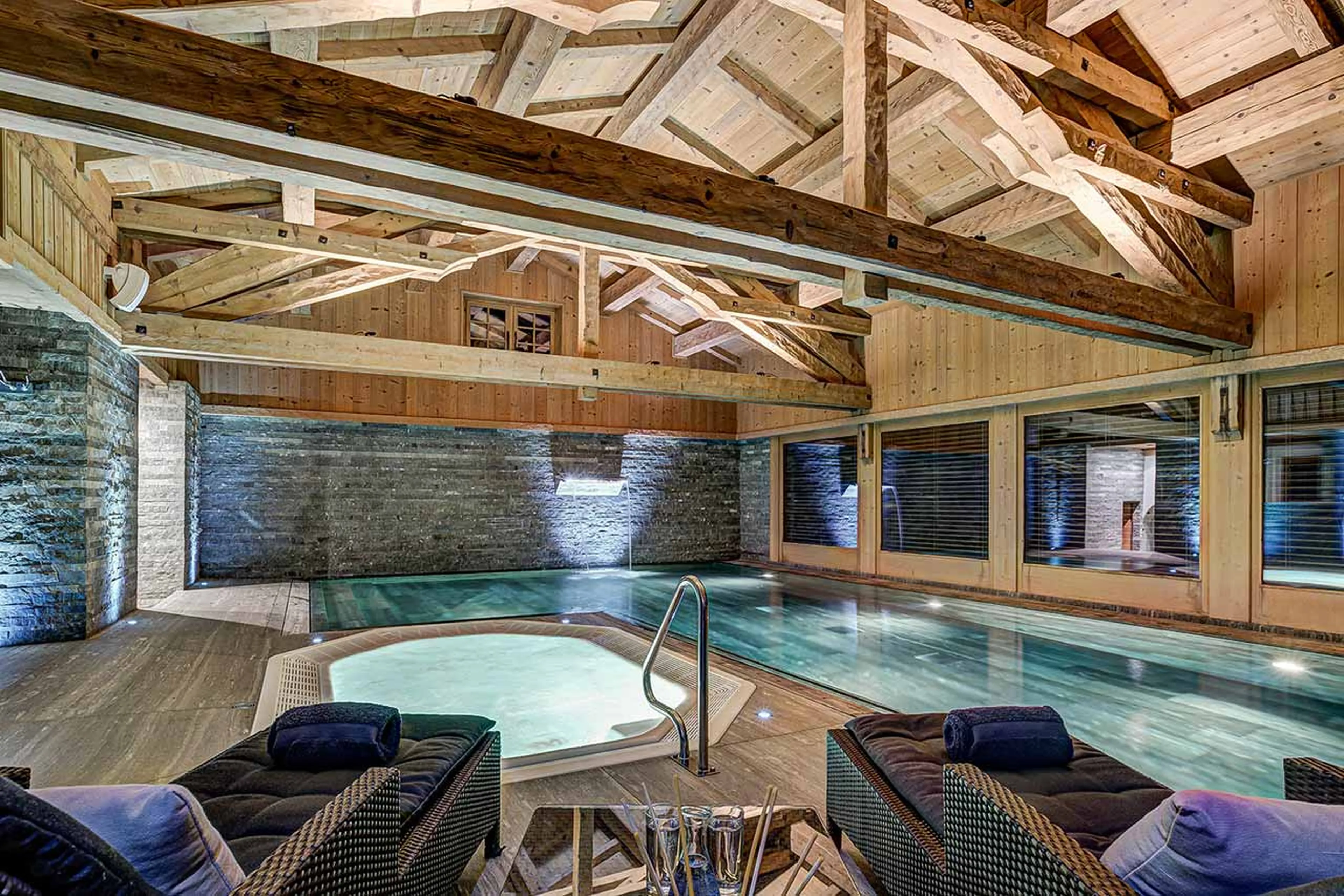 Hot tub in  Tivoli Lodge in Davos