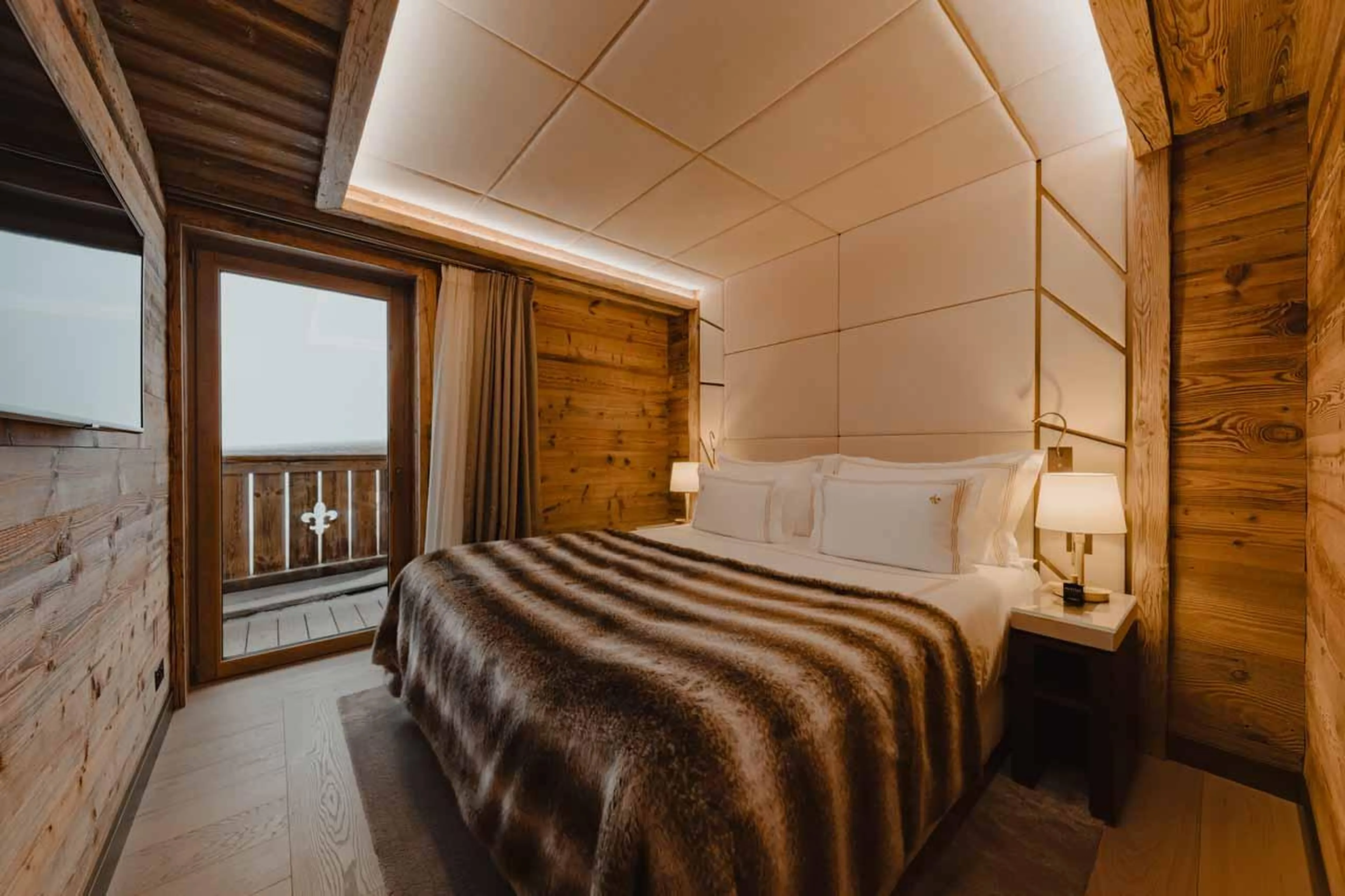 Bedroom view at Ultima Courchevel Signature Residence in Courchevel 1650