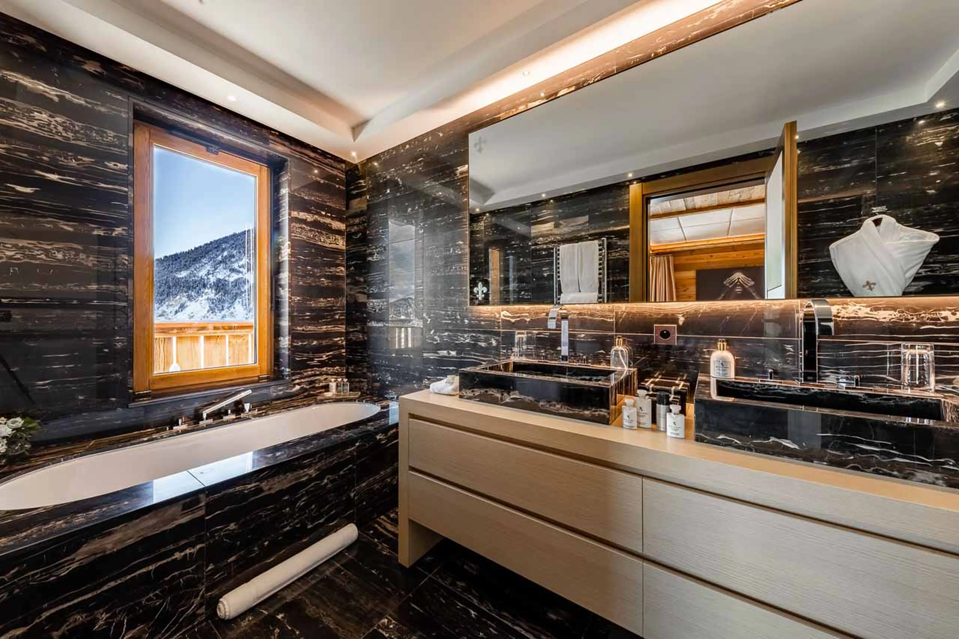 Bathroom at Ultima Courchevel Prestige in Courchevel 1650