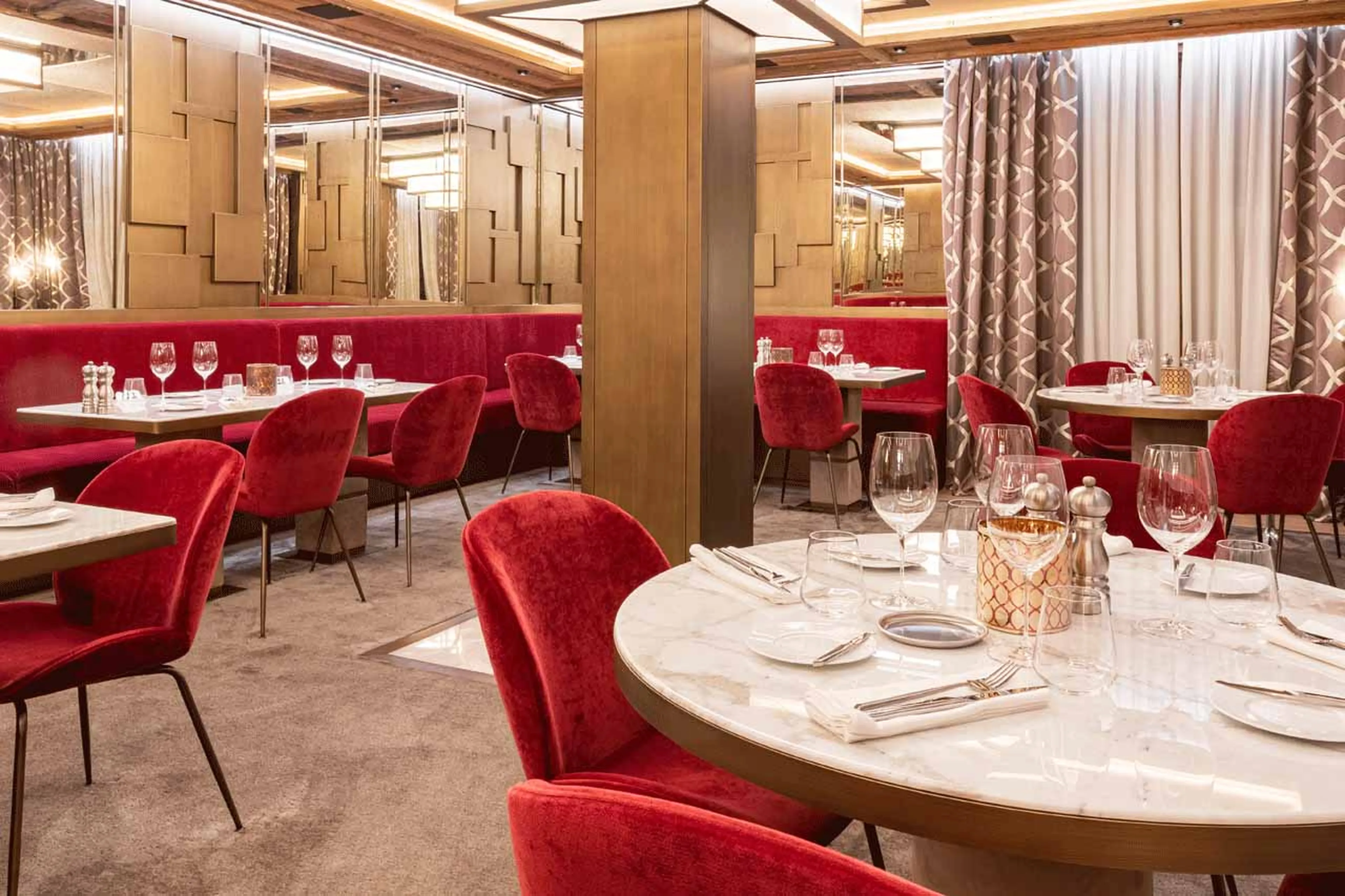 Ultima's restaurant at Ultima Courchevel Belvedere in Courchevel 1650