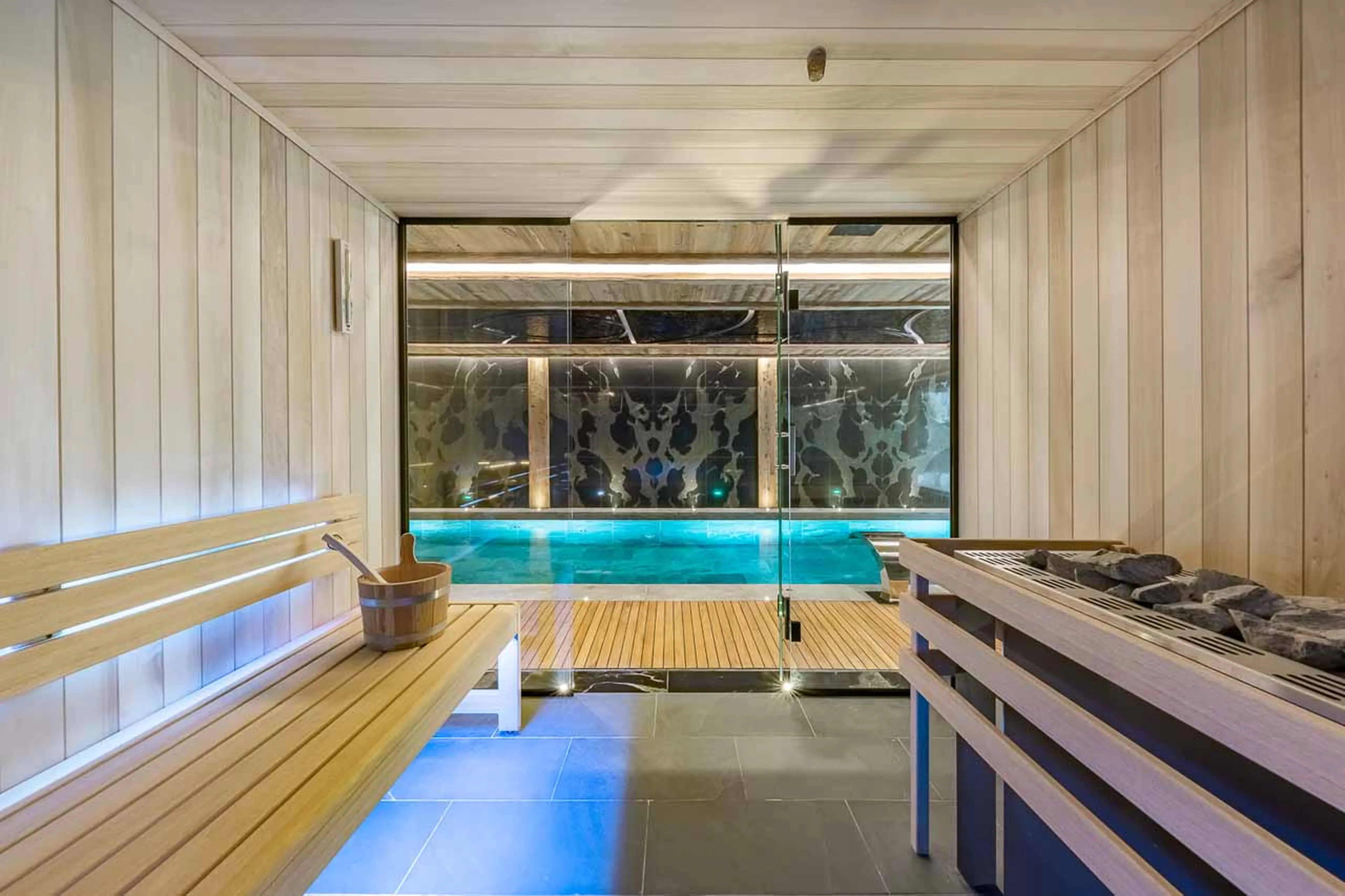 Sauna at Ultima Courchevel Belvedere in Courchevel 1650