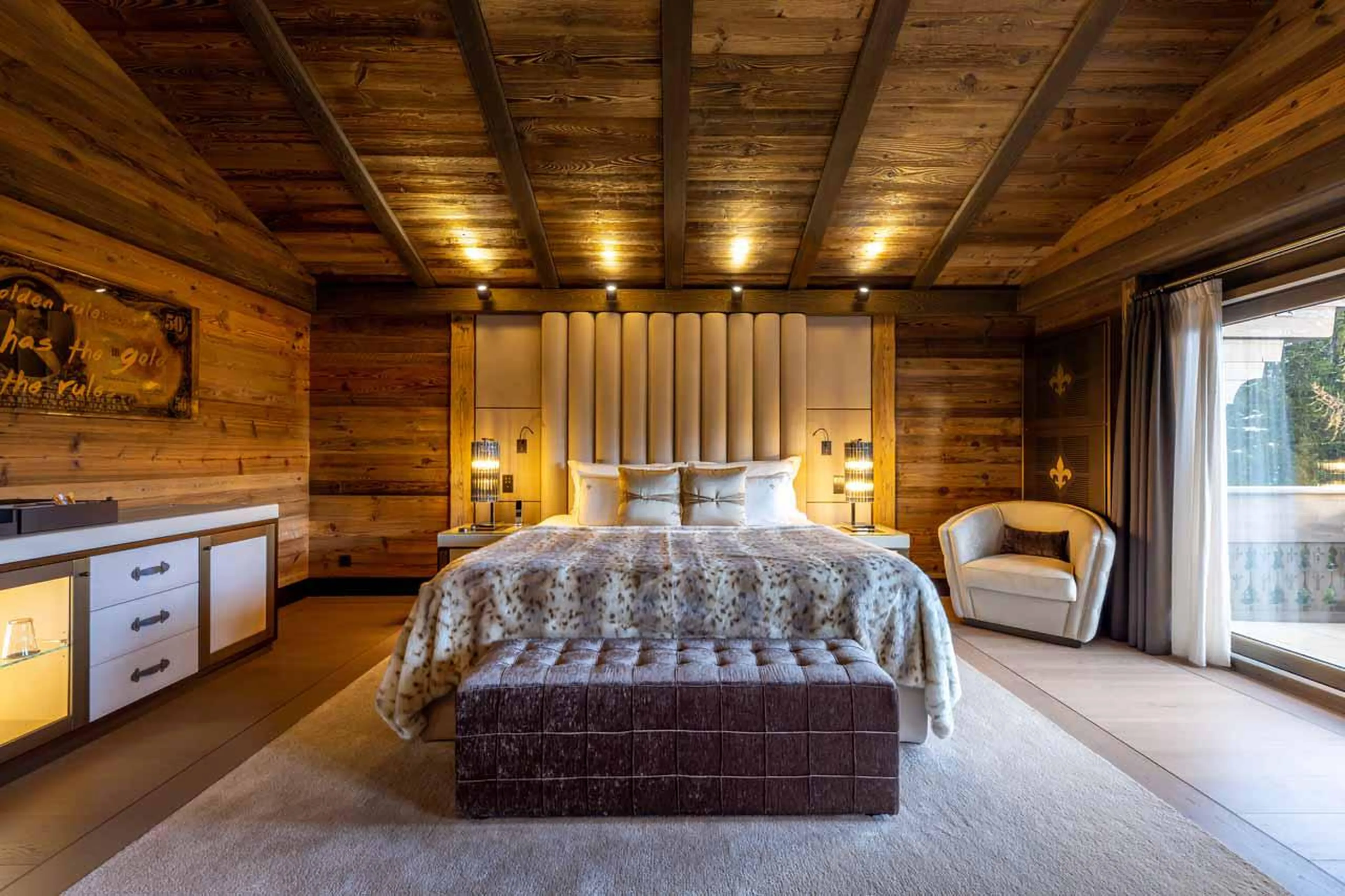 Bedroom seven at Ultima Crans Montana 1