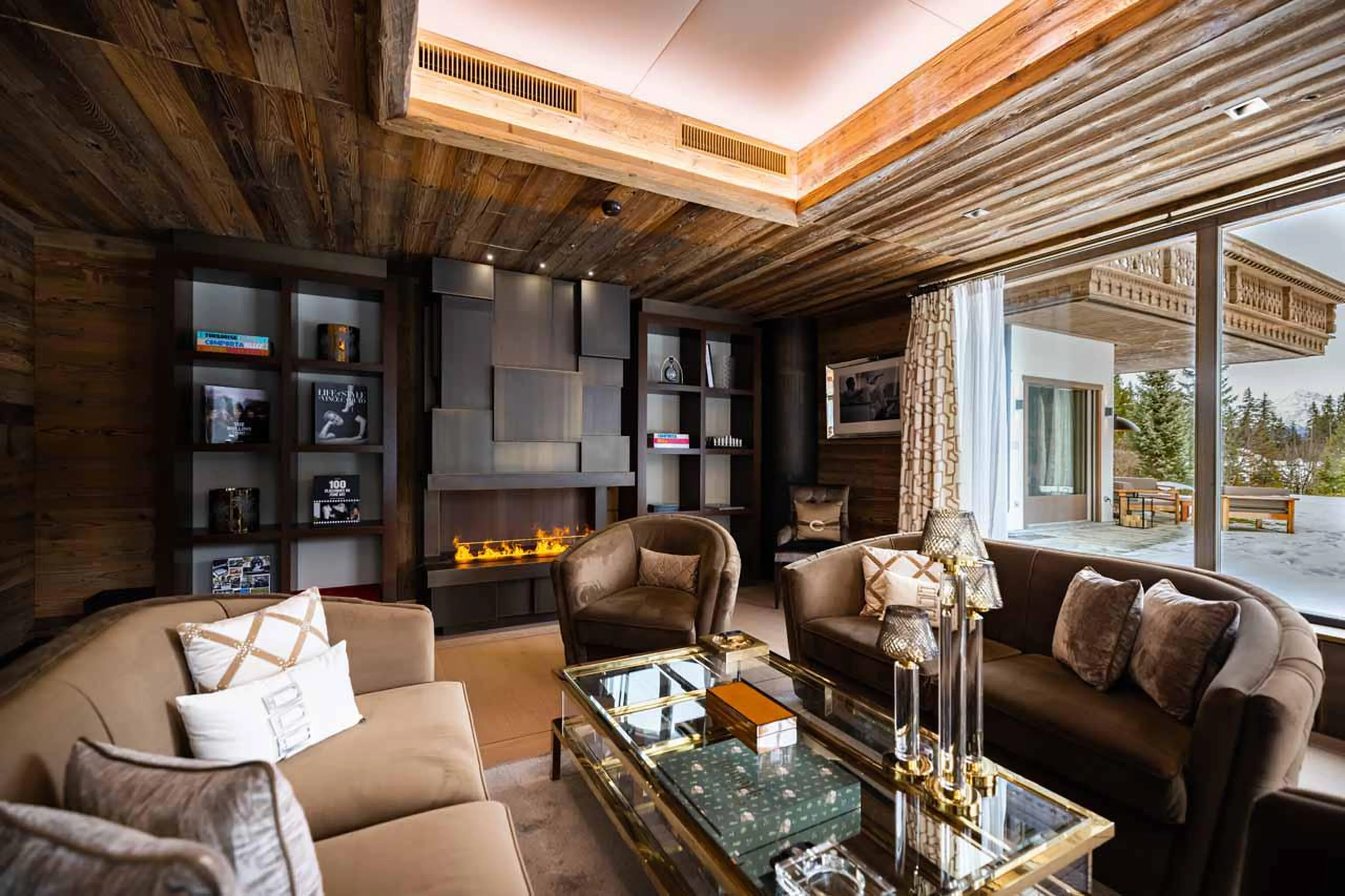 Cigar room at Ultima Crans Montana 1