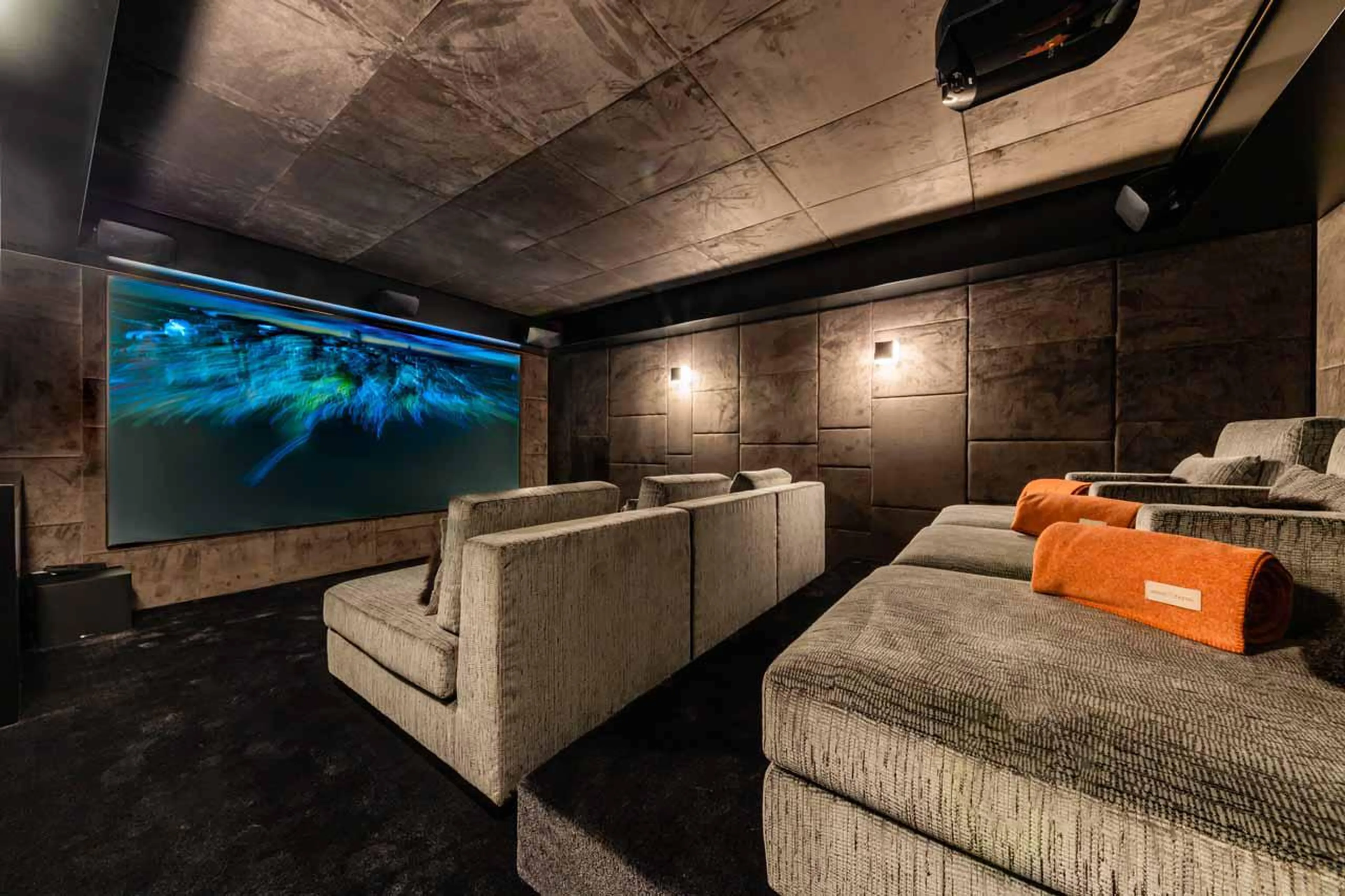 Cinema room at Ultima Crans Montana