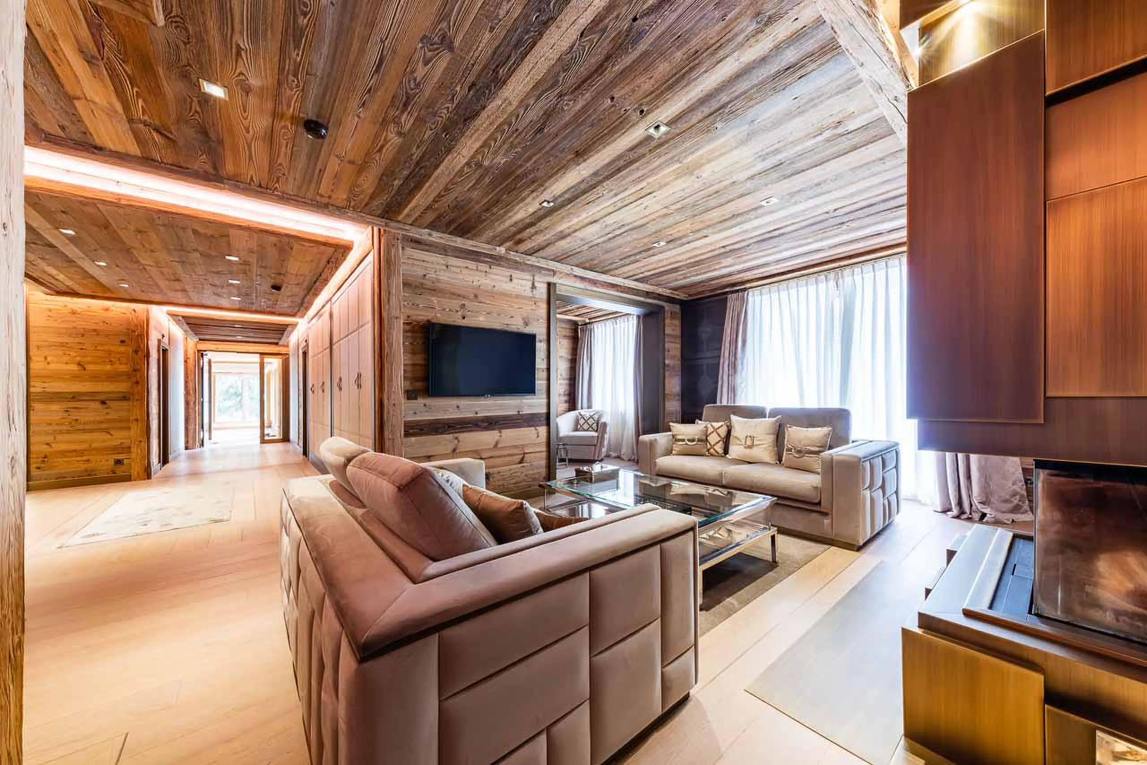 Living room at Ultima Crans Montana 2
