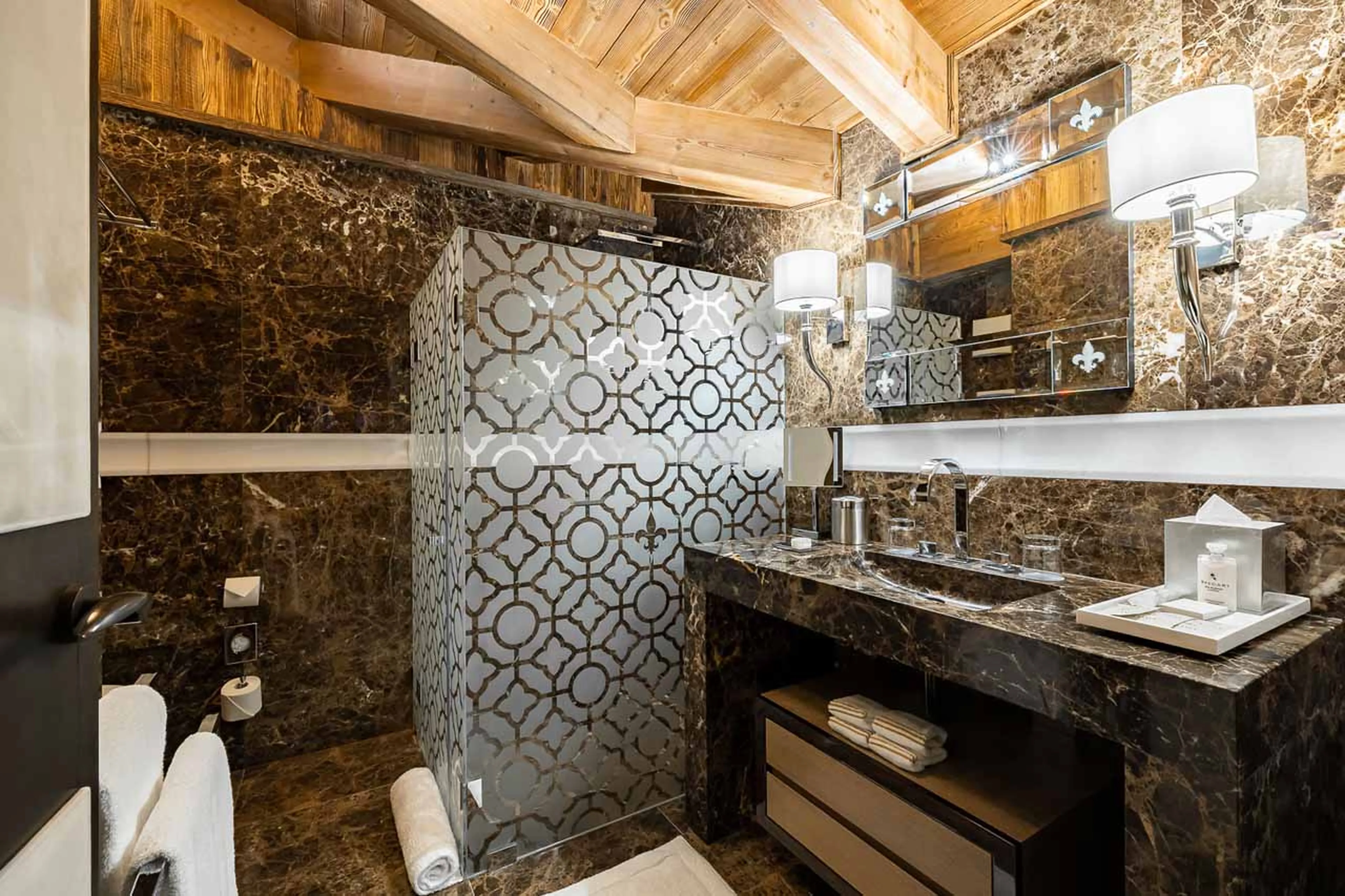 Shower room at Ultima Gstaad 2BR Residence in Gstaad