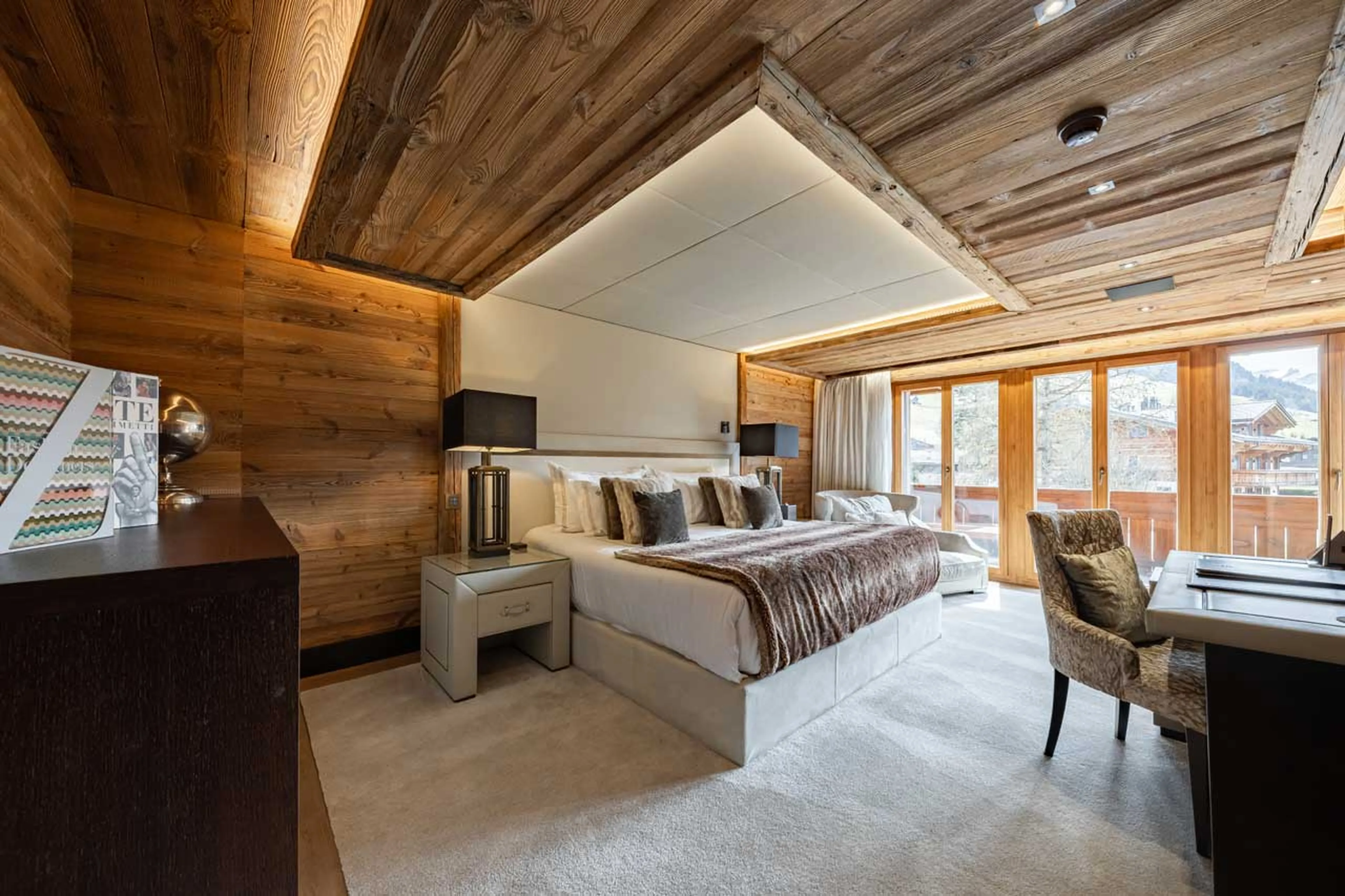 Bedroom in Four Bedroom Residence at Ultima Gstaad