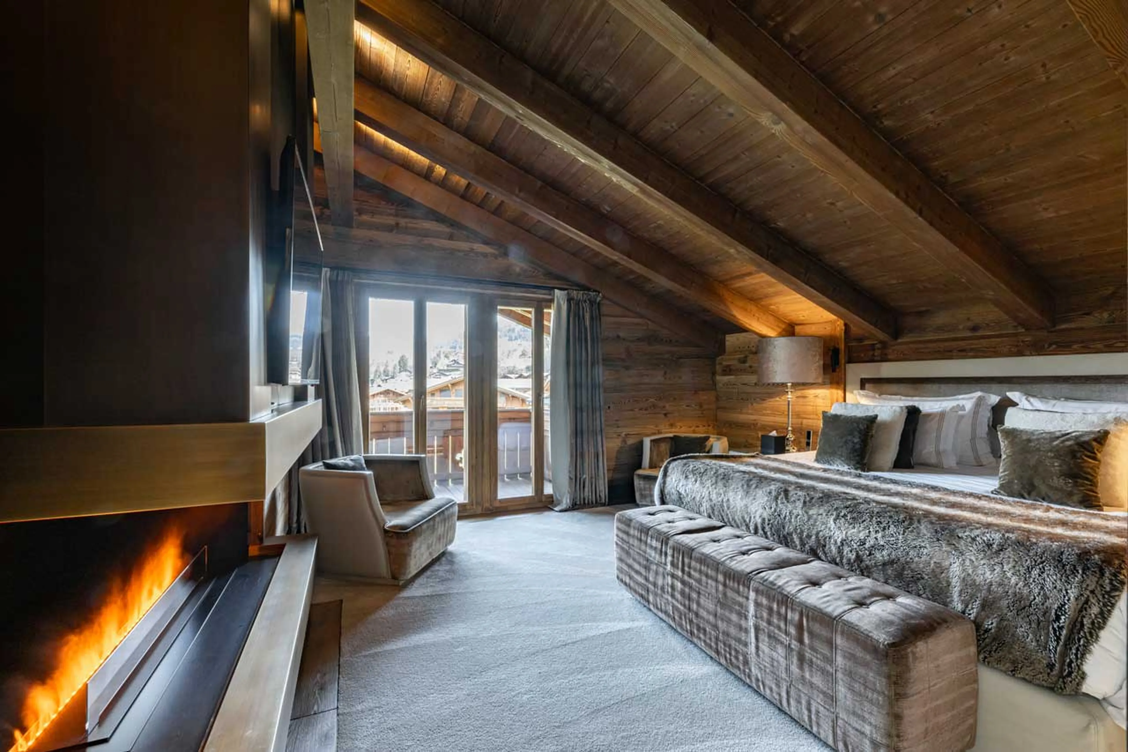 Bedroom at Royal Residence at Ultima Gstaad