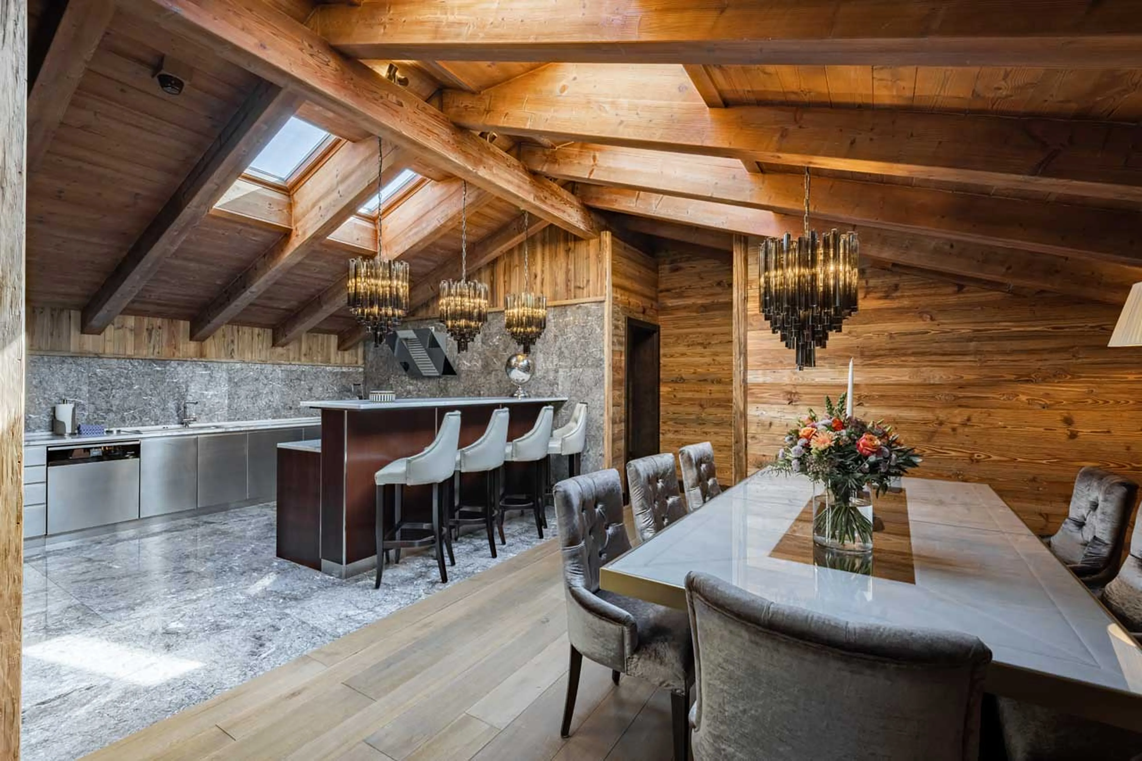 Breakfast bar at Ultima Gstaad Royal Residence in Gstaad