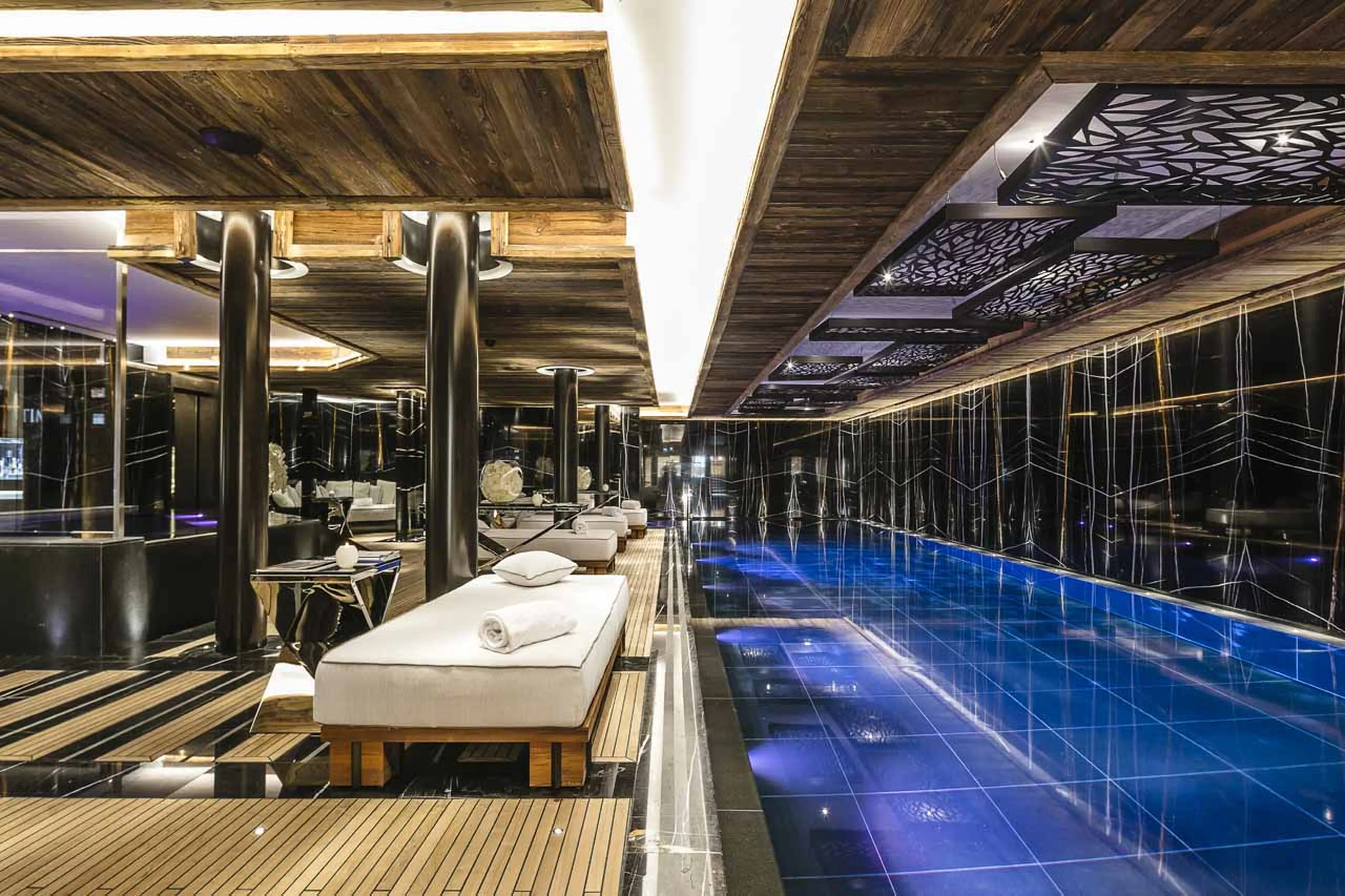 Spa pool at Ultima Gstaad 4BR Residence in Gstaad