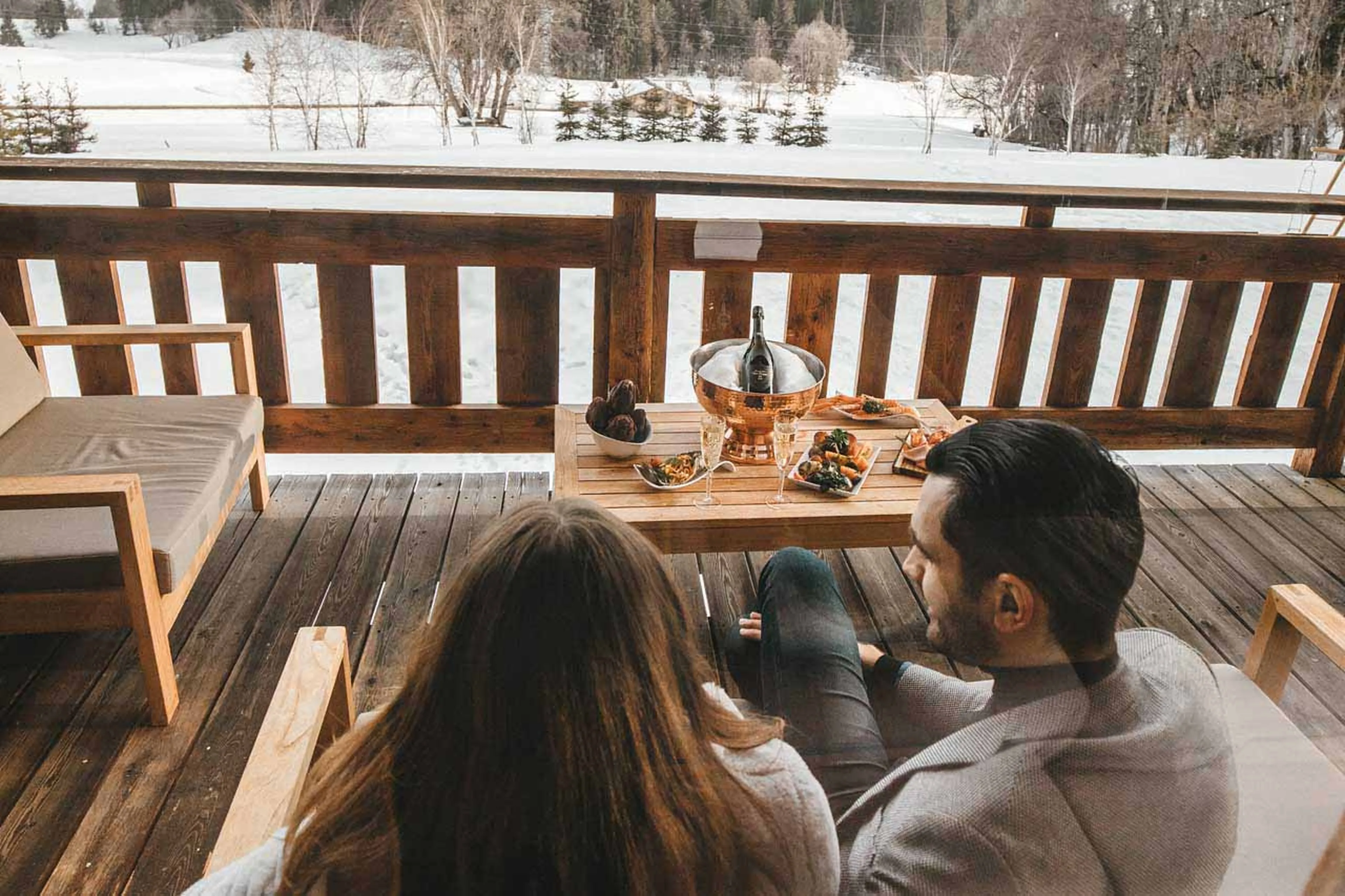 View from the chalet of Ultima Megeve