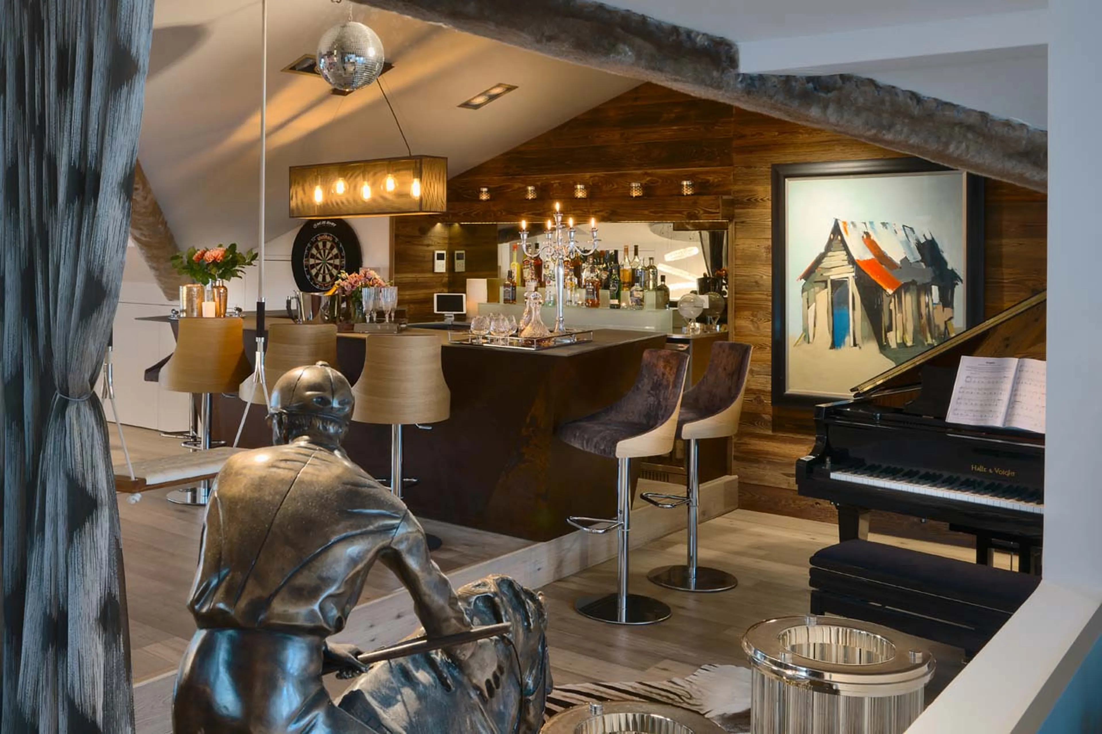 Bar at Apartment Urbane Corniche in Les Gets