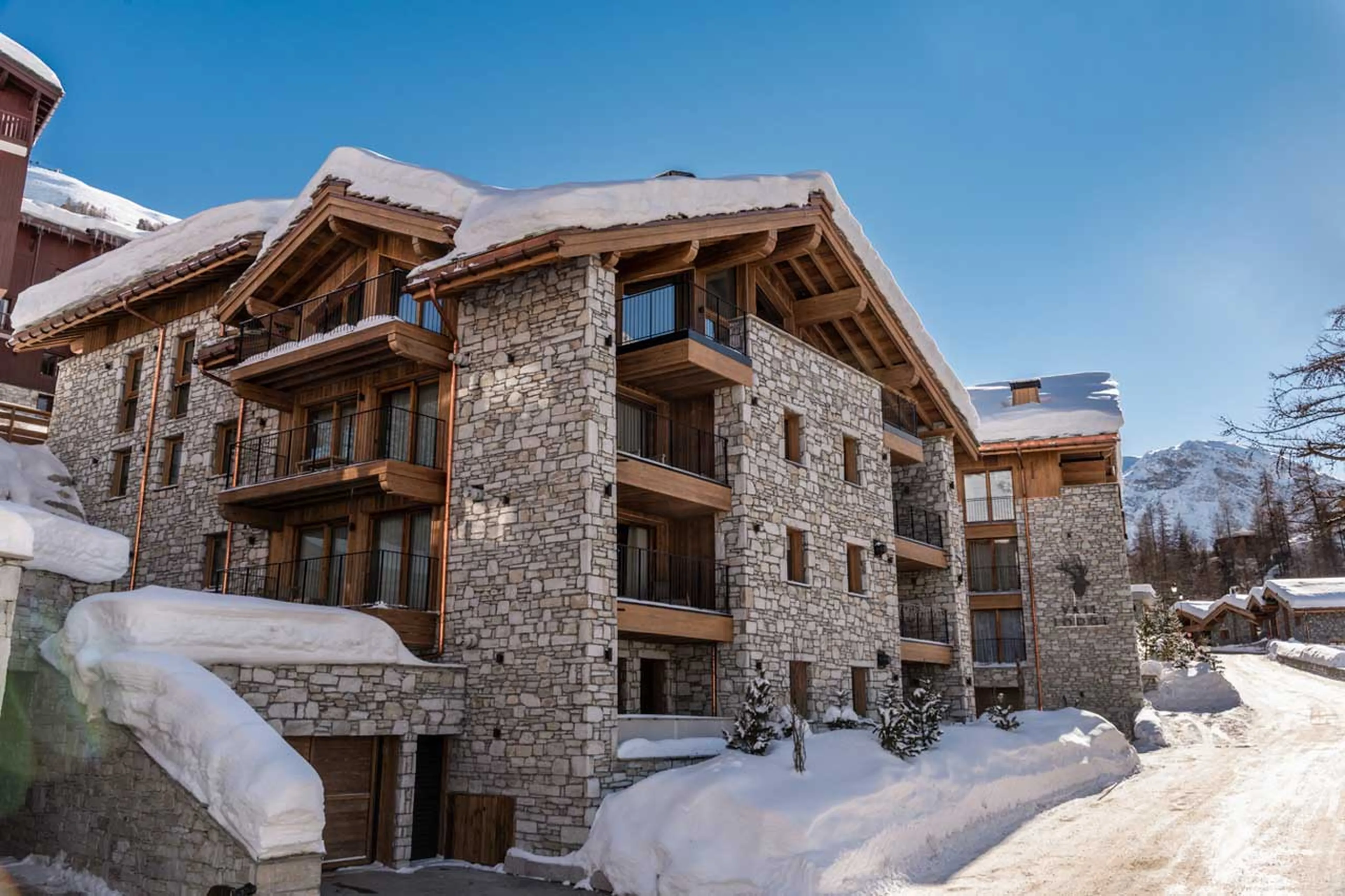 Exterior of Vale Lodge in Val d'Isere
